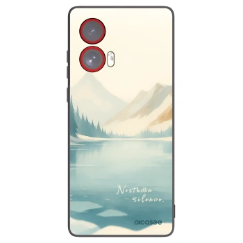 Picasee Motorola Edge 50 Fusion Hülle - Schwarzes Silikon - NOTHERN SILENCE