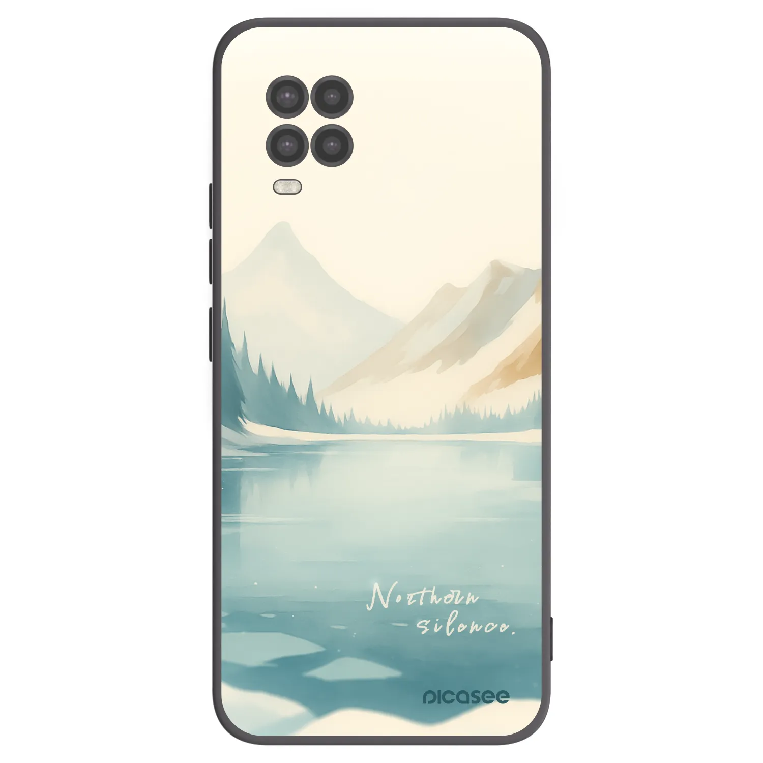 Picasee Xiaomi Mi 10 Lite Hülle - Schwarzes Silikon - NOTHERN SILENCE