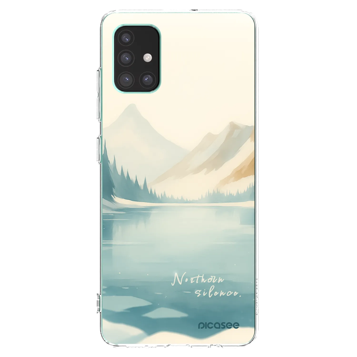 Picasee Samsung Galaxy M51 M515F Hülle - Transparentes Silikon - NOTHERN SILENCE