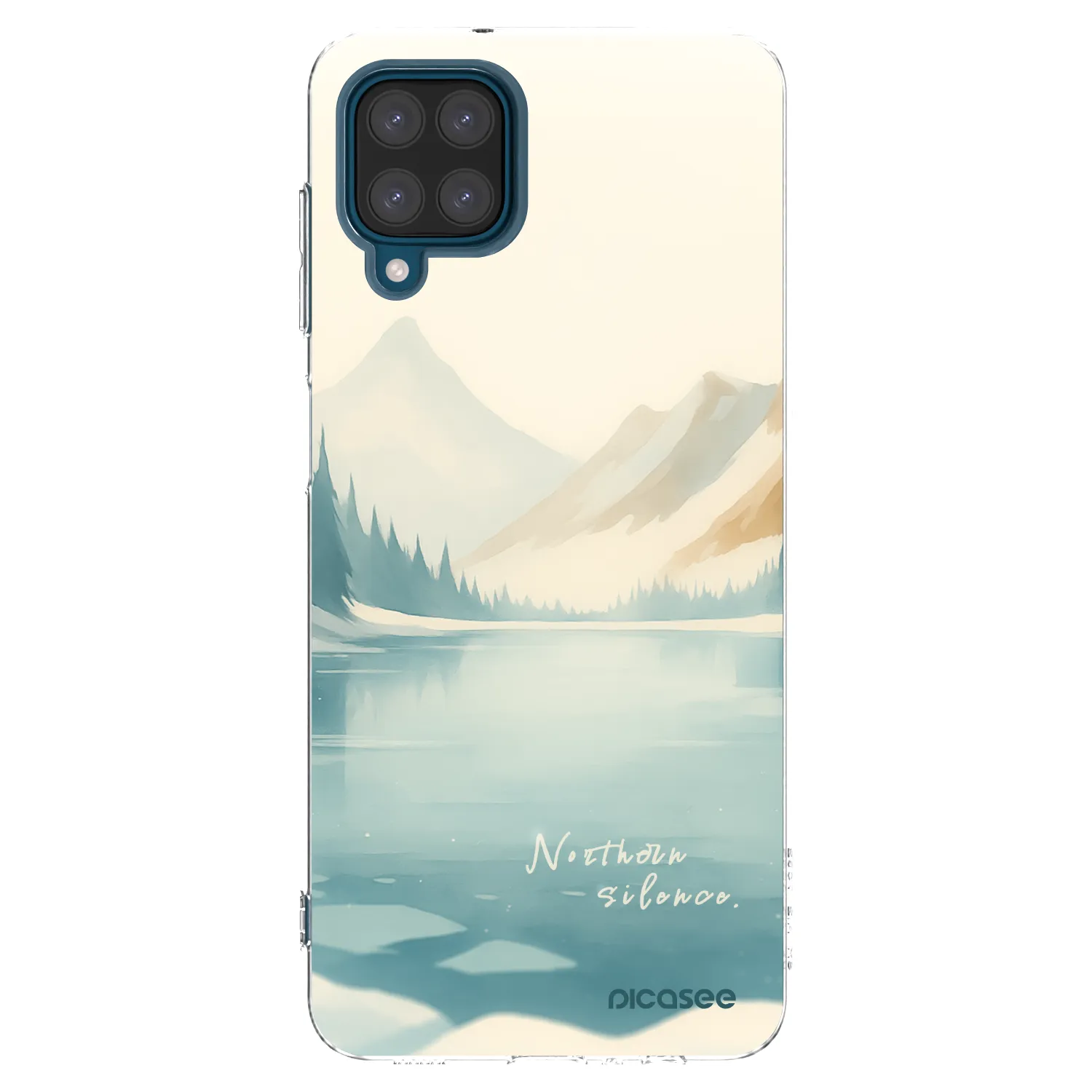 Picasee Samsung Galaxy A12 A125F Hülle - Transparentes Silikon - NOTHERN SILENCE