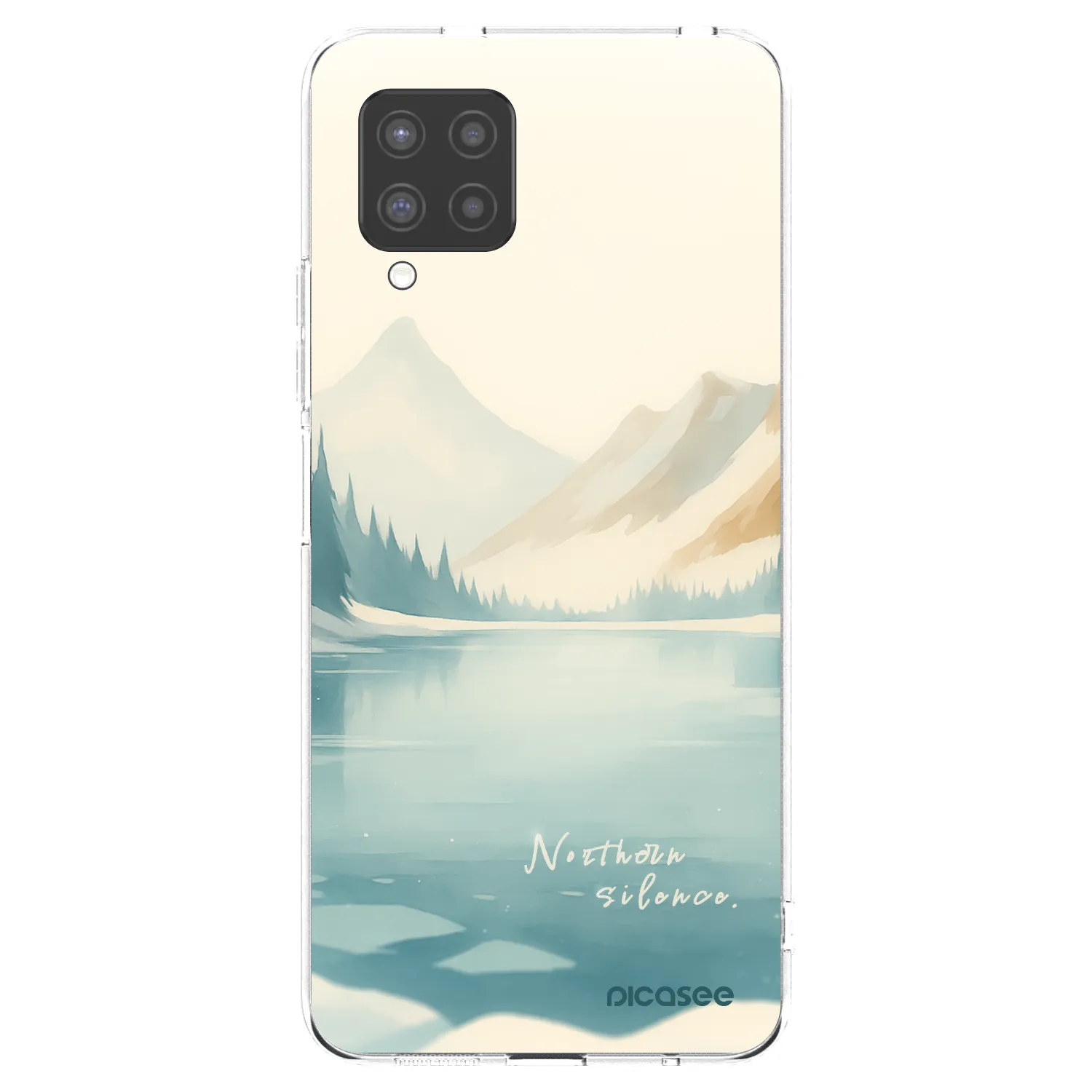 Picasee Samsung Galaxy A42 A426B Hülle - Transparentes Silikon - NOTHERN SILENCE