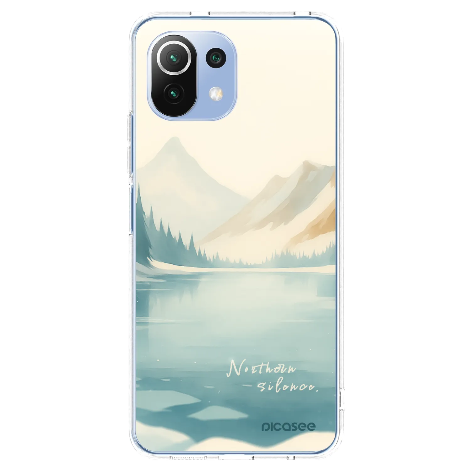 Picasee Xiaomi Mi 11 Lite Hülle - Transparentes Silikon - NOTHERN SILENCE