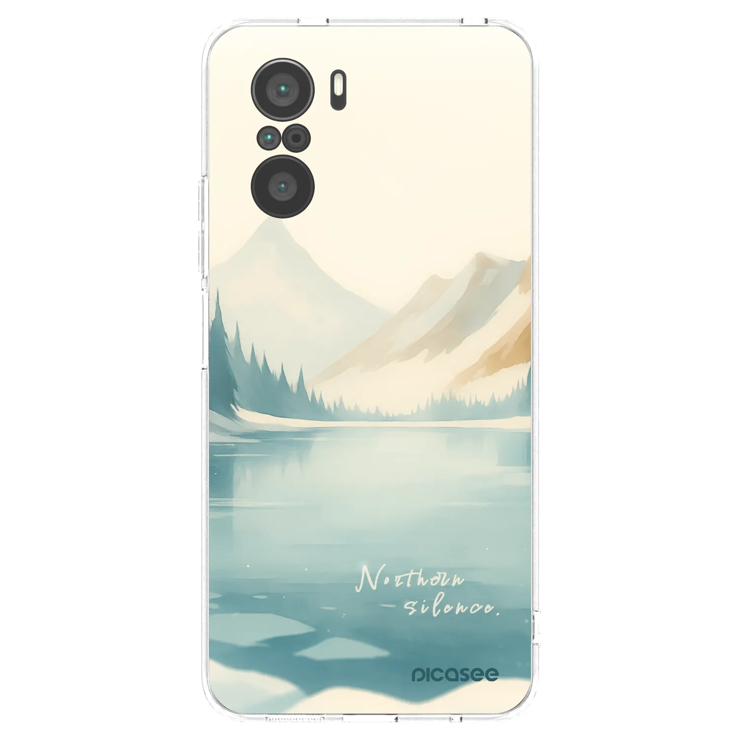 Picasee Xiaomi Poco F3 Hülle - Transparentes Silikon - NOTHERN SILENCE