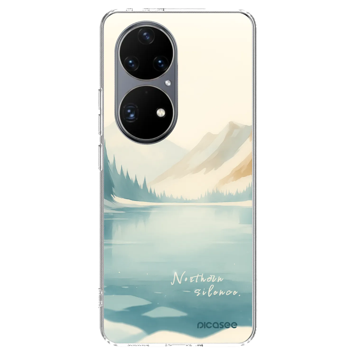 Picasee Huawei P50 Hülle - Transparentes Silikon - NOTHERN SILENCE