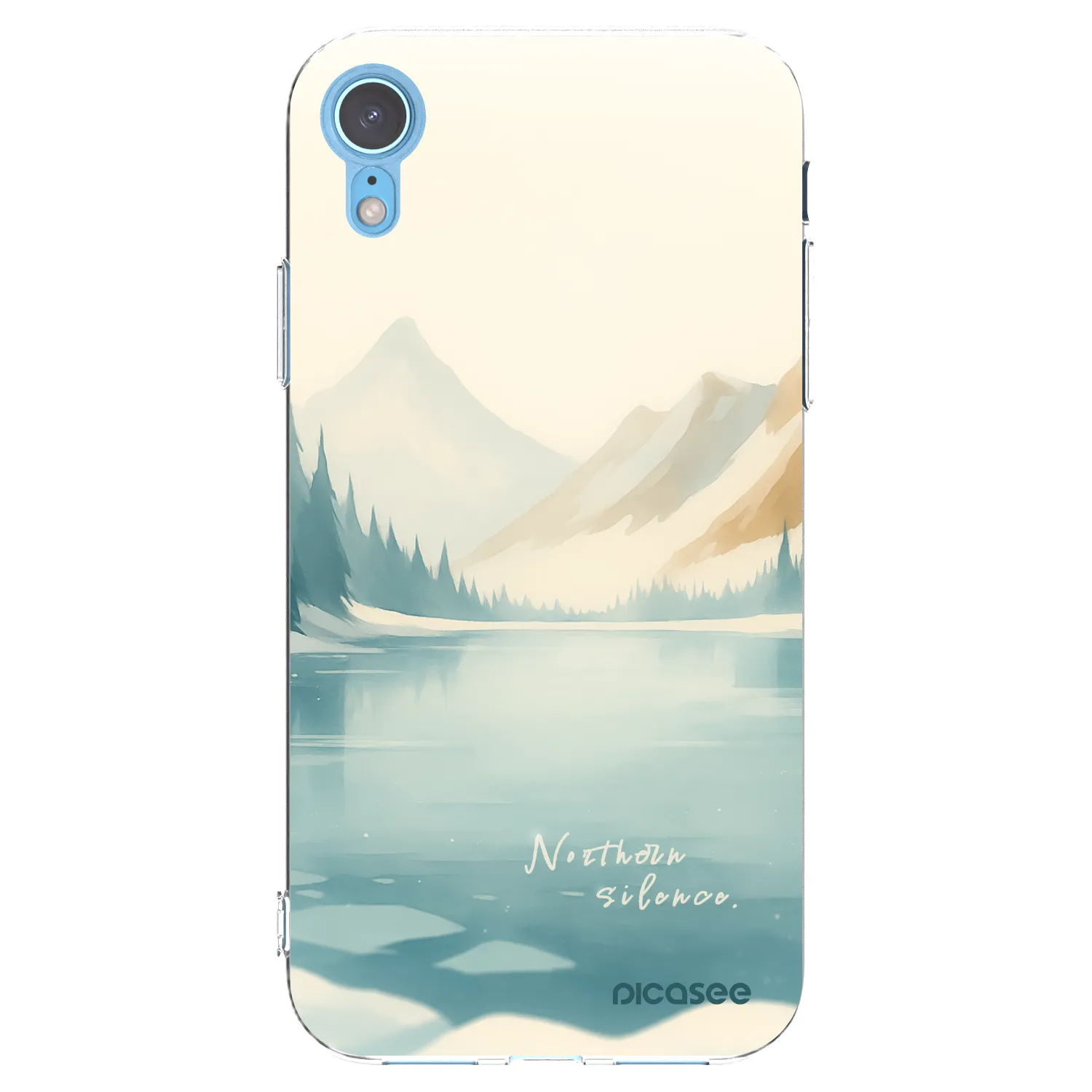 Picasee Apple iPhone XR Hülle - Transparentes Silikon - NOTHERN SILENCE