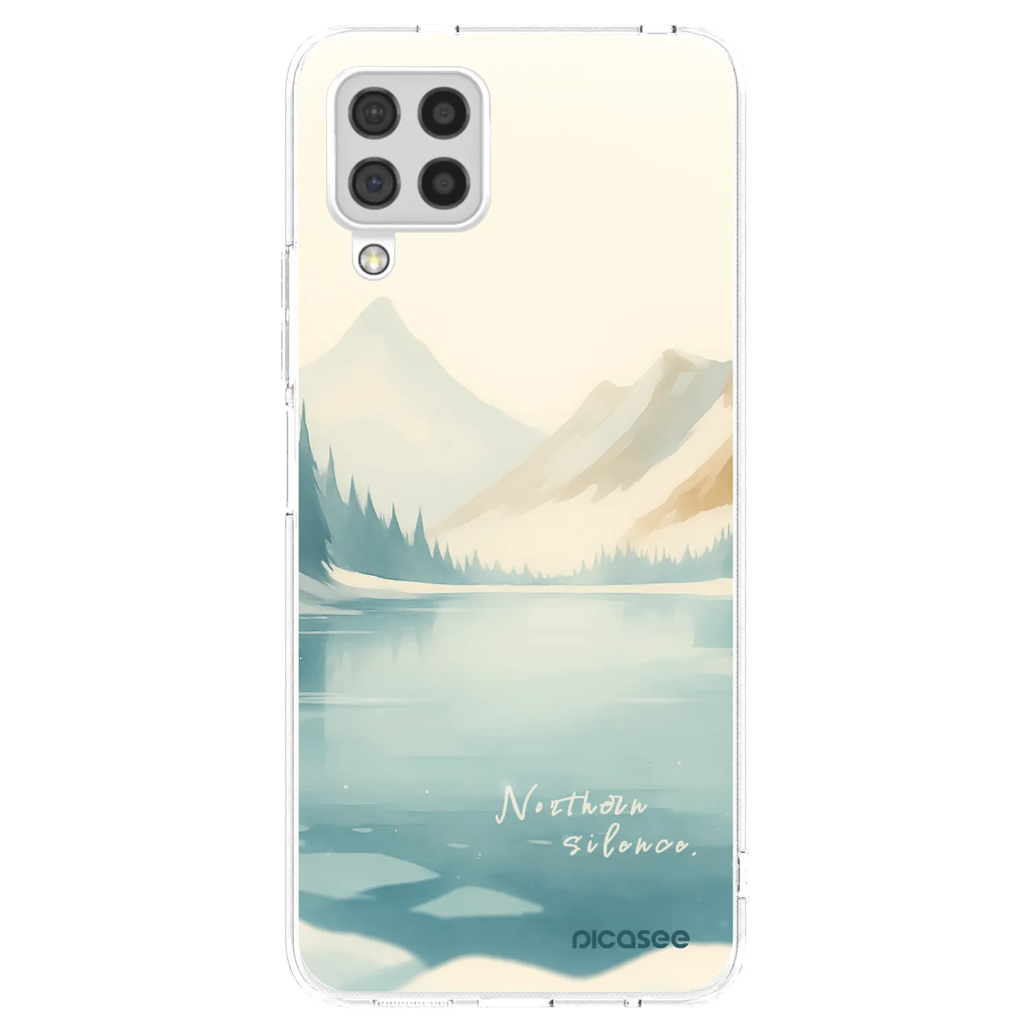 Picasee Samsung Galaxy A22 A225F 4G Hülle - Transparentes Silikon - NOTHERN SILENCE