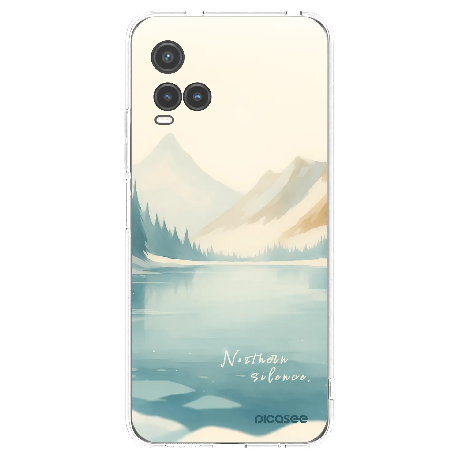 Picasee Vivo Y33s Hülle - Transparentes Silikon - NOTHERN SILENCE