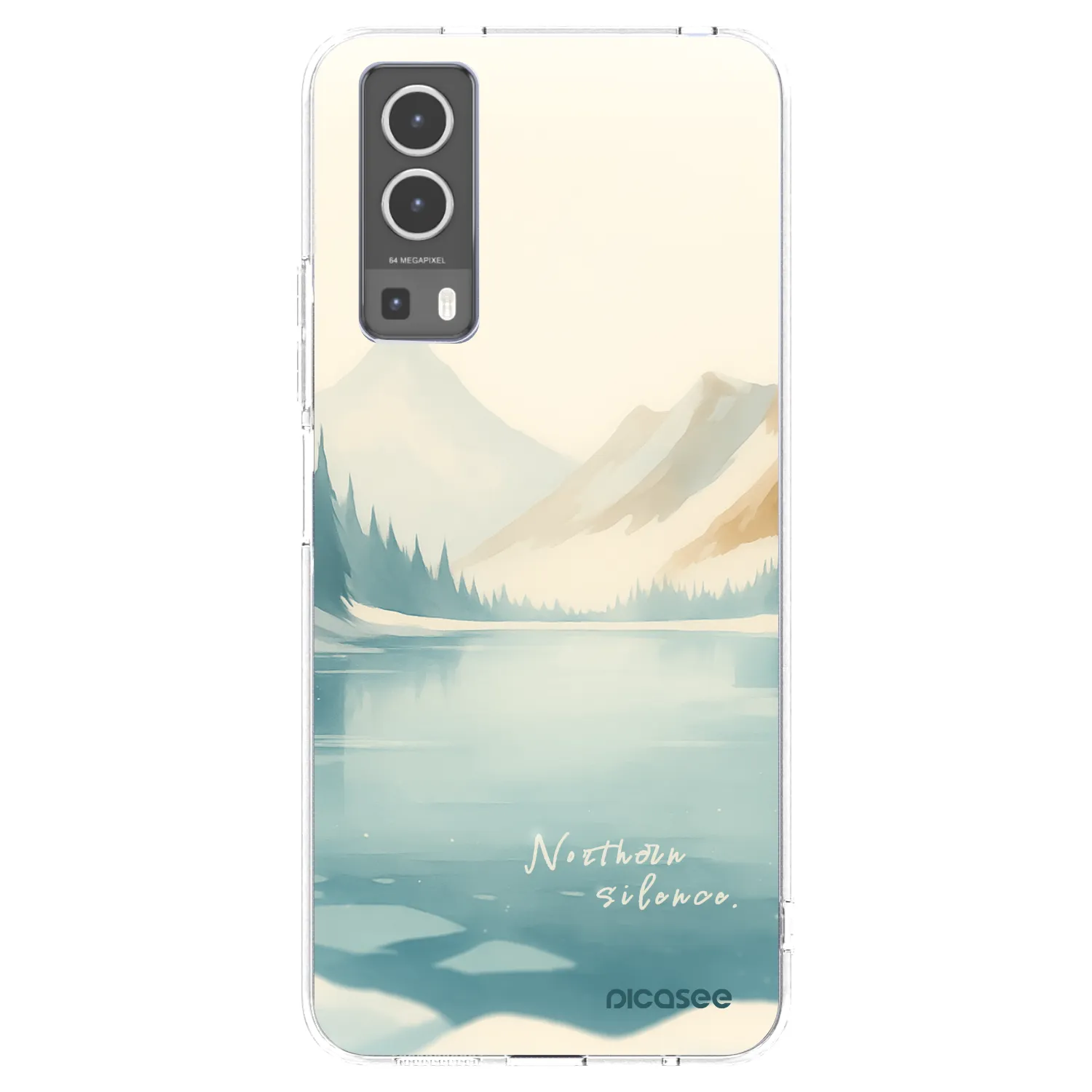 Picasee Vivo Y72 5G Hülle - Transparentes Silikon - NOTHERN SILENCE
