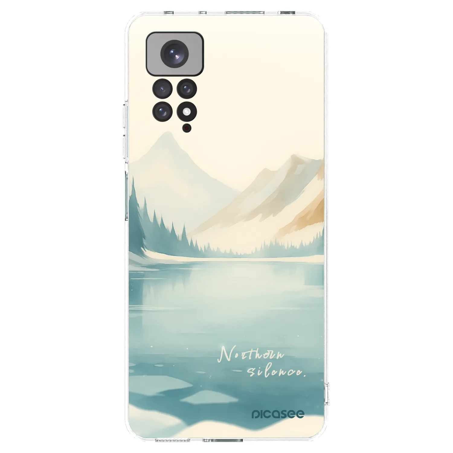 Picasee Xiaomi Redmi Note 11S 4G Hülle - Transparentes Silikon - NOTHERN SILENCE