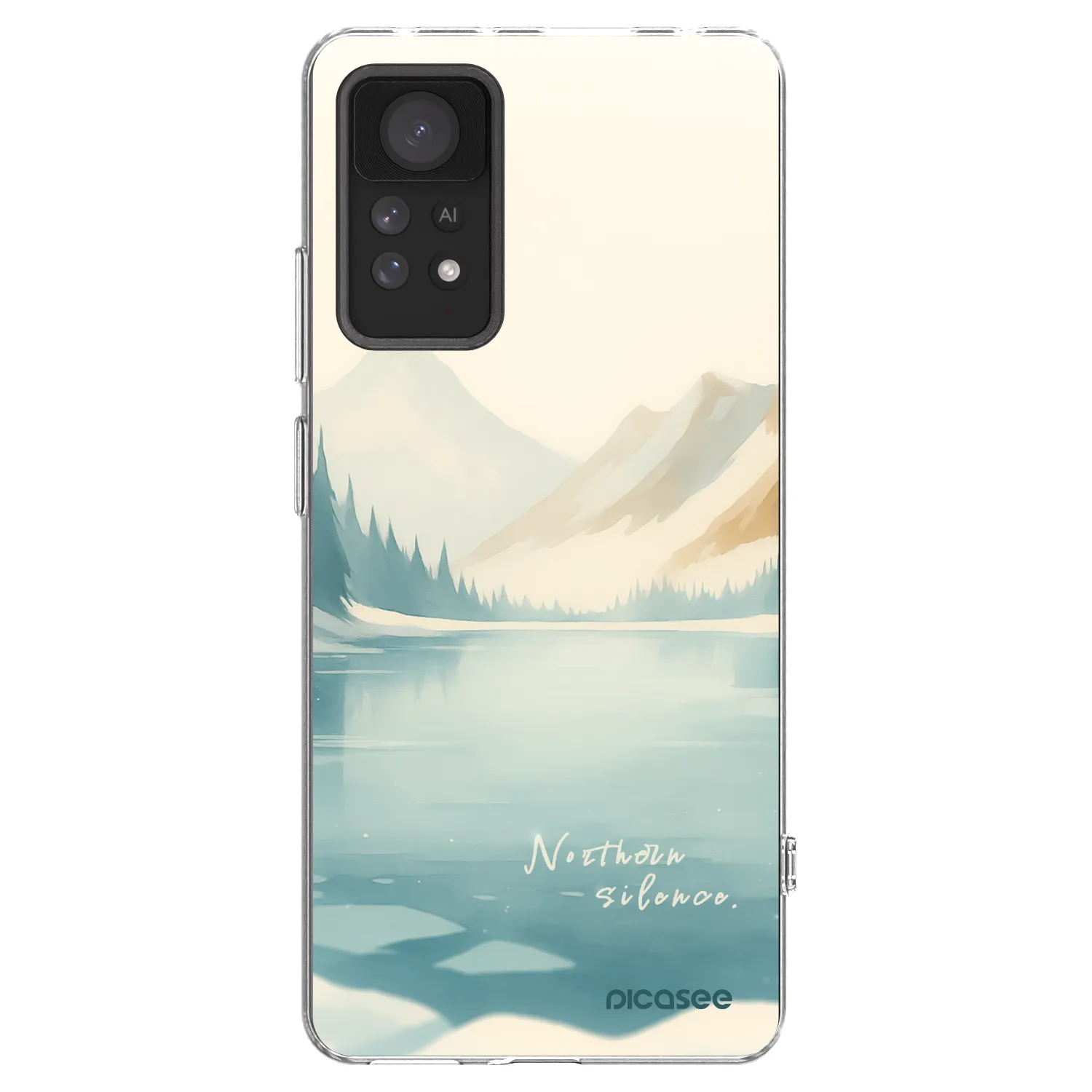 Picasee Xiaomi Redmi Note 11 Pro Hülle - Transparentes Silikon - NOTHERN SILENCE