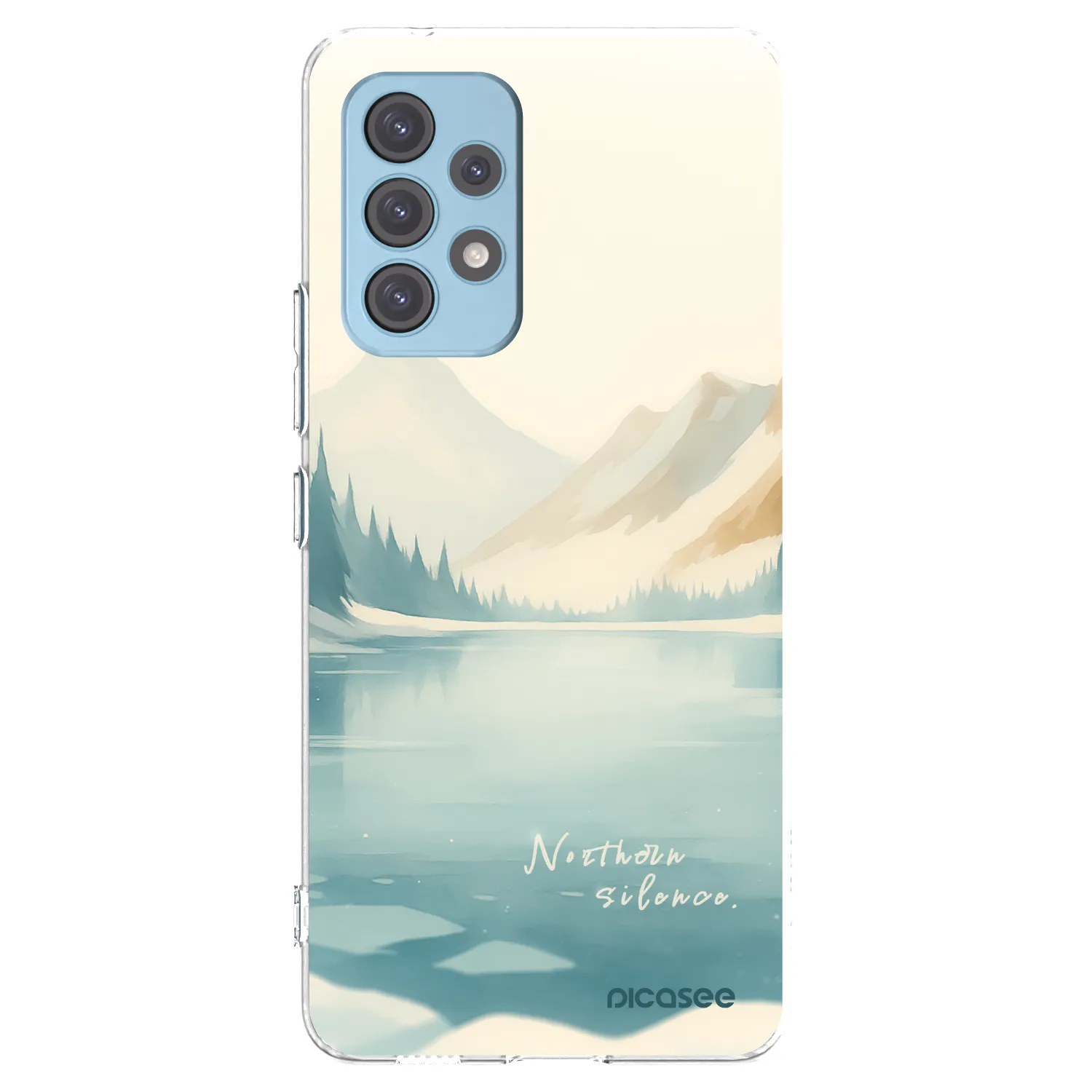 Picasee Samsung Galaxy A53 5G A536 Hülle - Transparentes Silikon - NOTHERN SILENCE