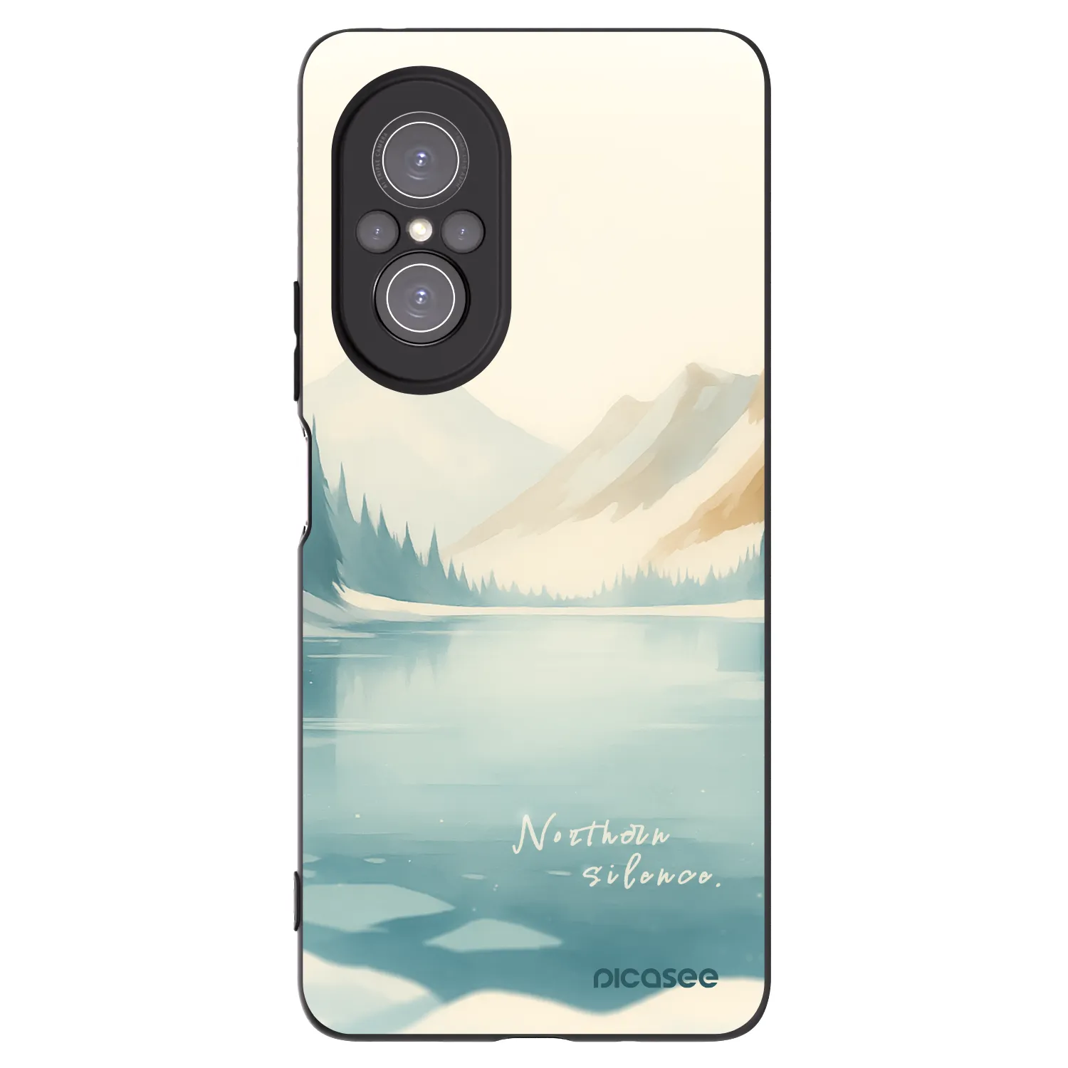 Picasee Huawei Nova 9 SE Hülle - Schwarzes Silikon - NOTHERN SILENCE
