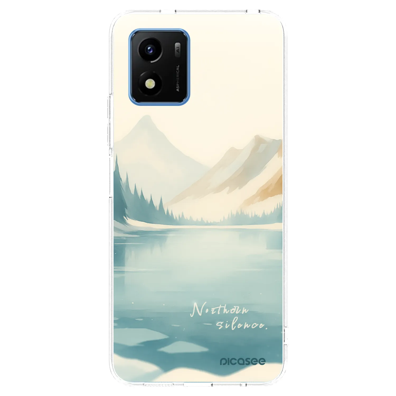 Picasee Vivo Y01 Hülle - Transparentes Silikon - NOTHERN SILENCE