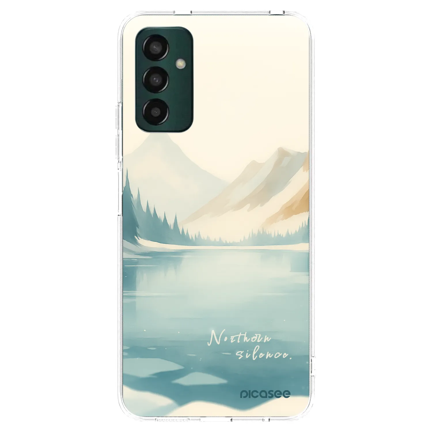 Picasee Samsung Galaxy M13 M135F Hülle - Transparentes Silikon - NOTHERN SILENCE
