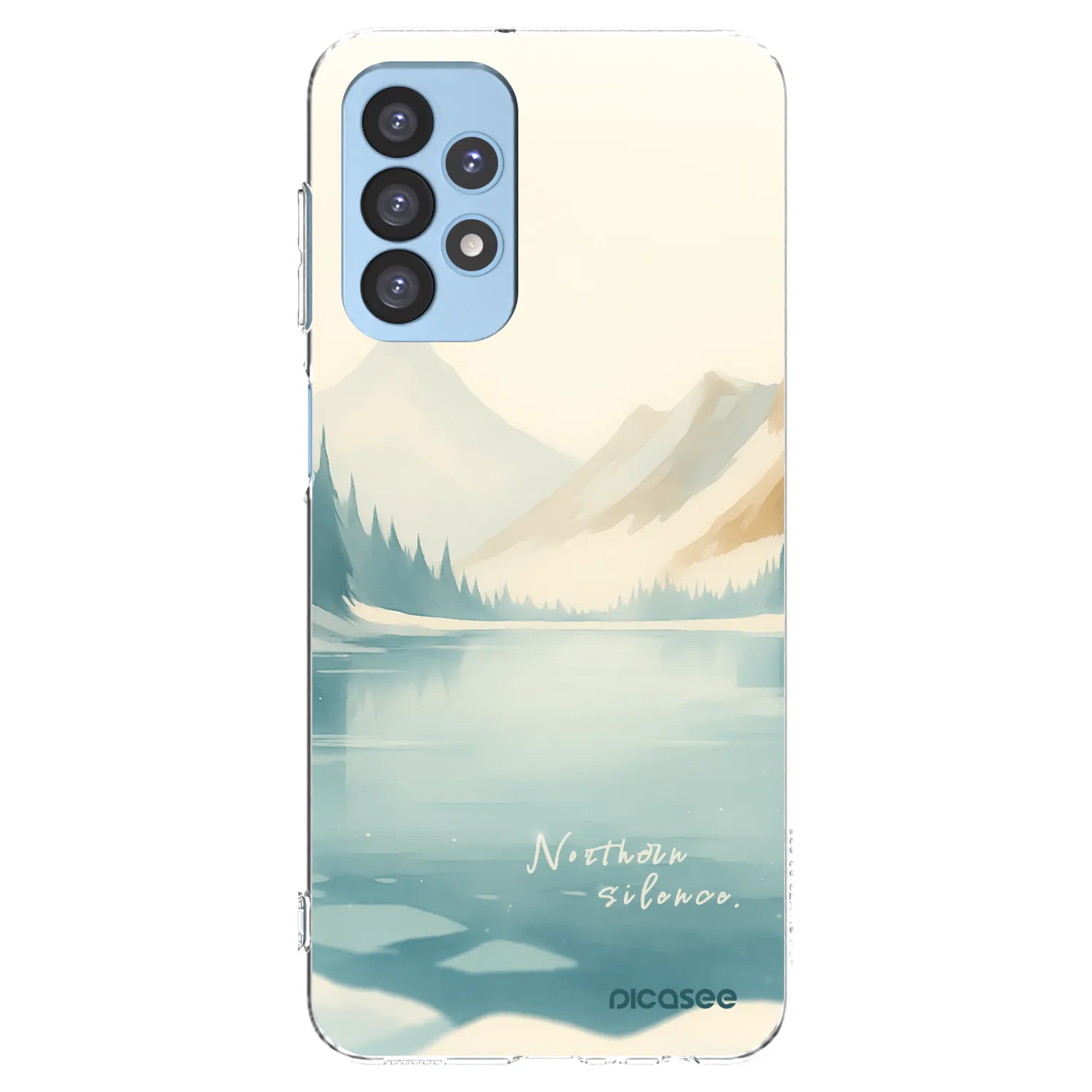 Picasee Samsung Galaxy A23 A235F 4G Hülle - Transparentes Silikon - NOTHERN SILENCE