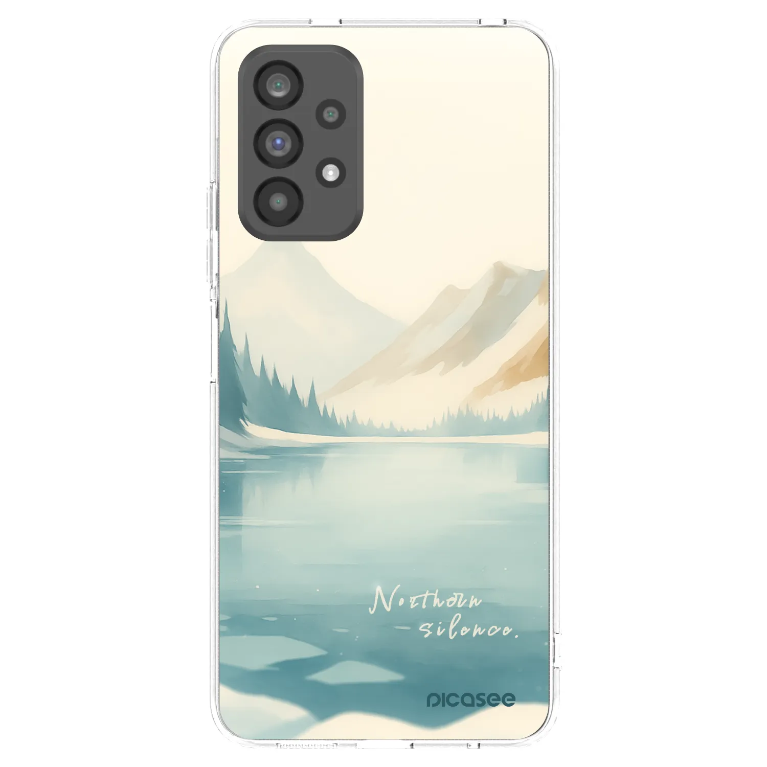 Picasee Samsung Galaxy A73 5G Hülle - Transparentes Silikon - NOTHERN SILENCE