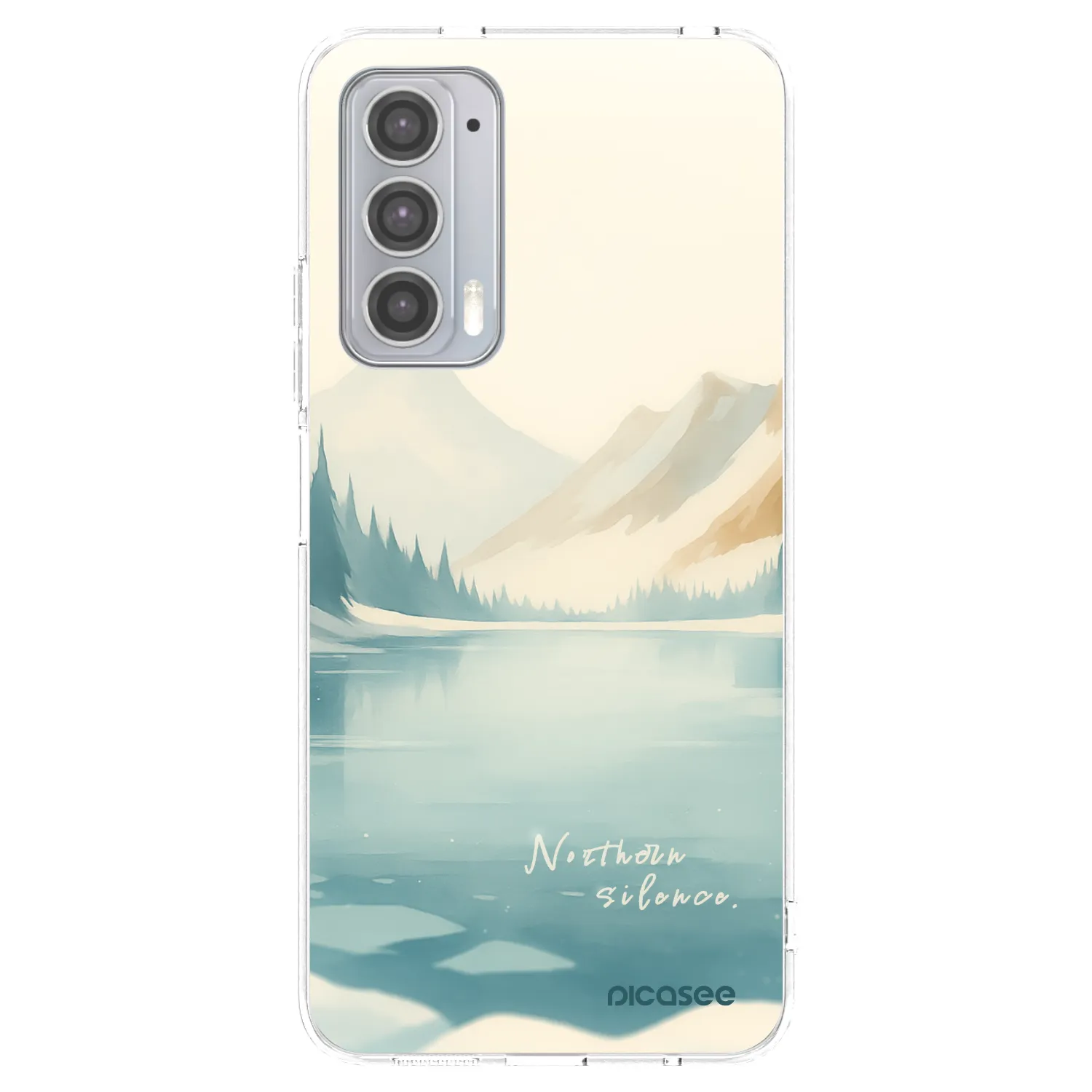 Picasee Motorola Edge 20 Hülle - Transparentes Silikon - NOTHERN SILENCE