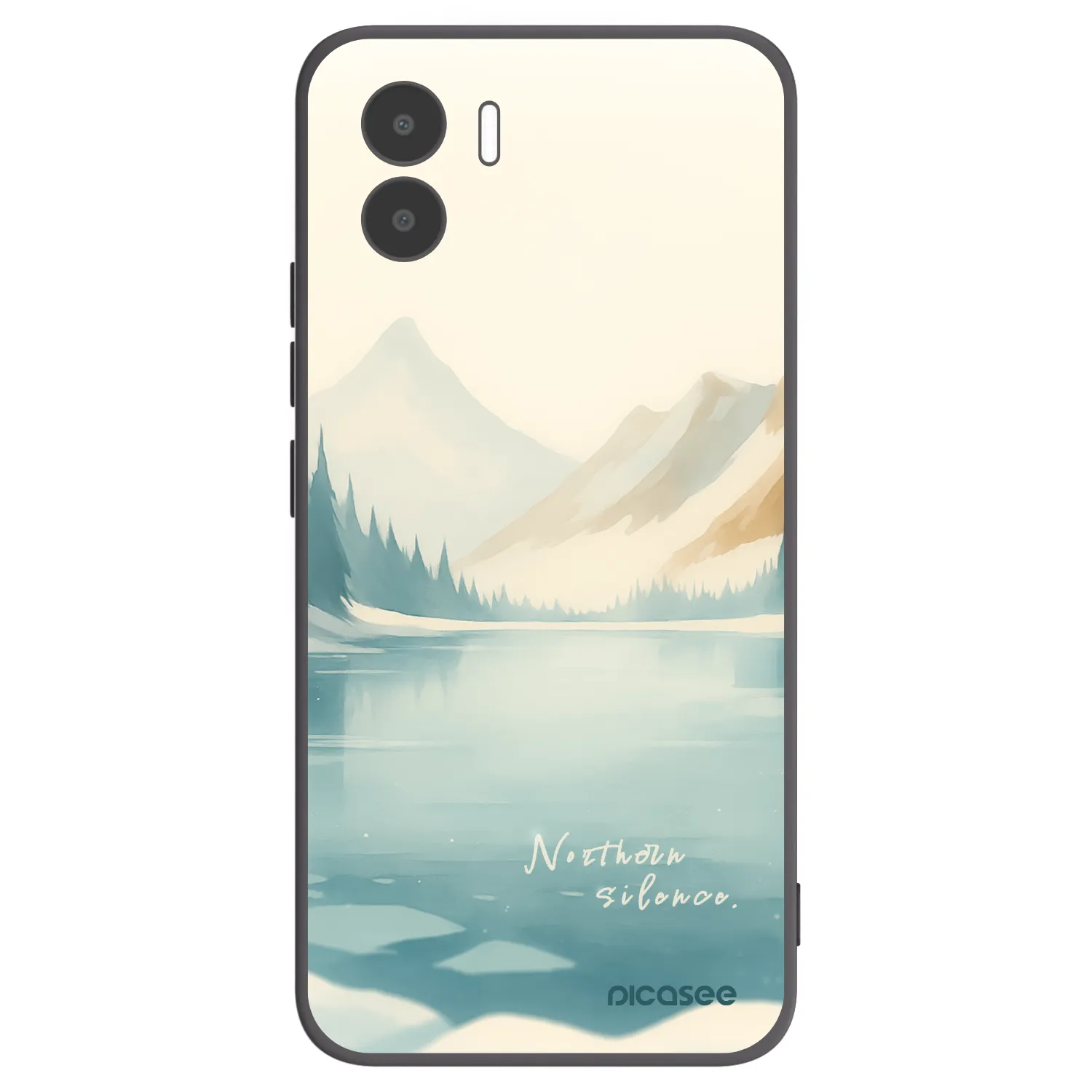 Picasee Xiaomi Redmi A1 Hülle - Schwarzes Silikon - NOTHERN SILENCE