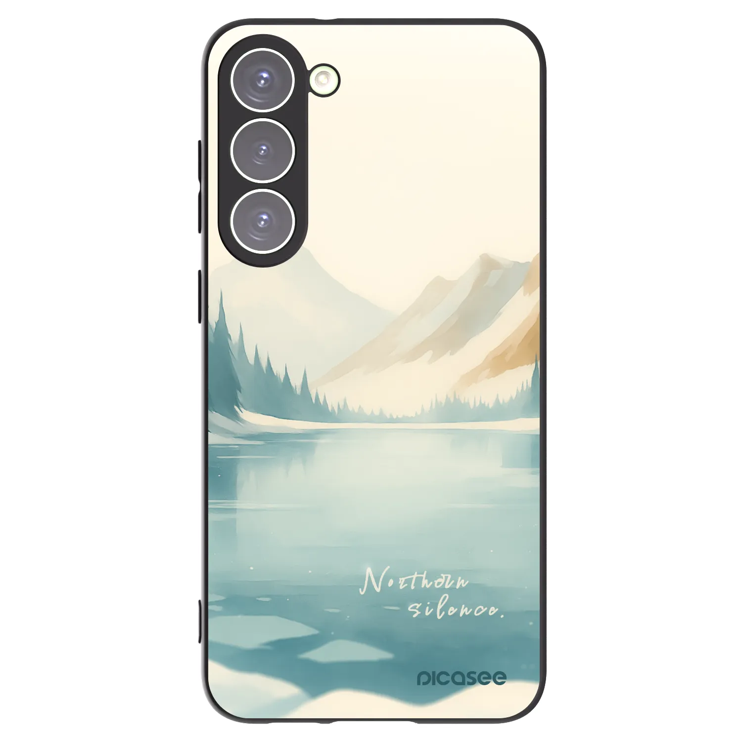 Picasee Samsung Galaxy S23+ 5G Hülle - Schwarzes Silikon - NOTHERN SILENCE