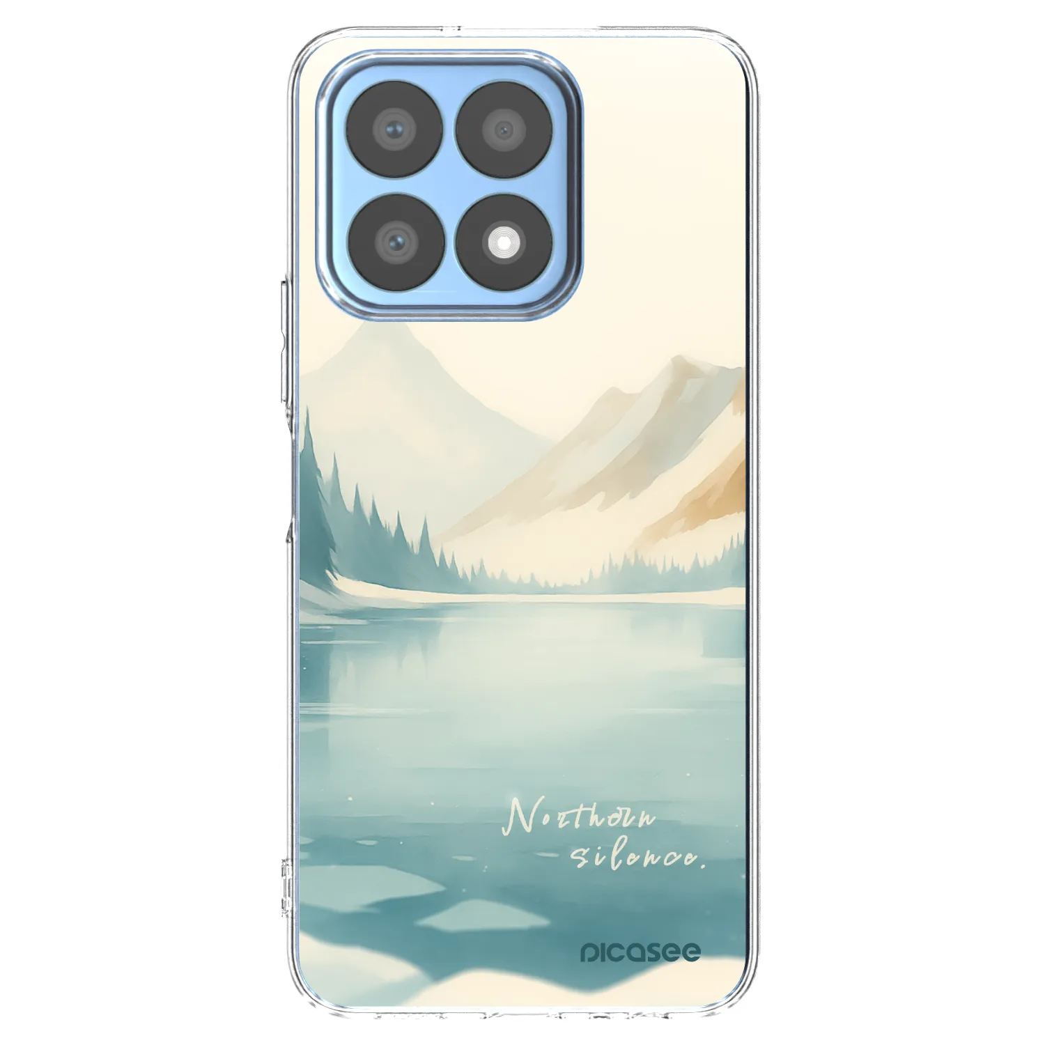 Picasee Honor X8a Hülle - Transparentes Silikon - NOTHERN SILENCE