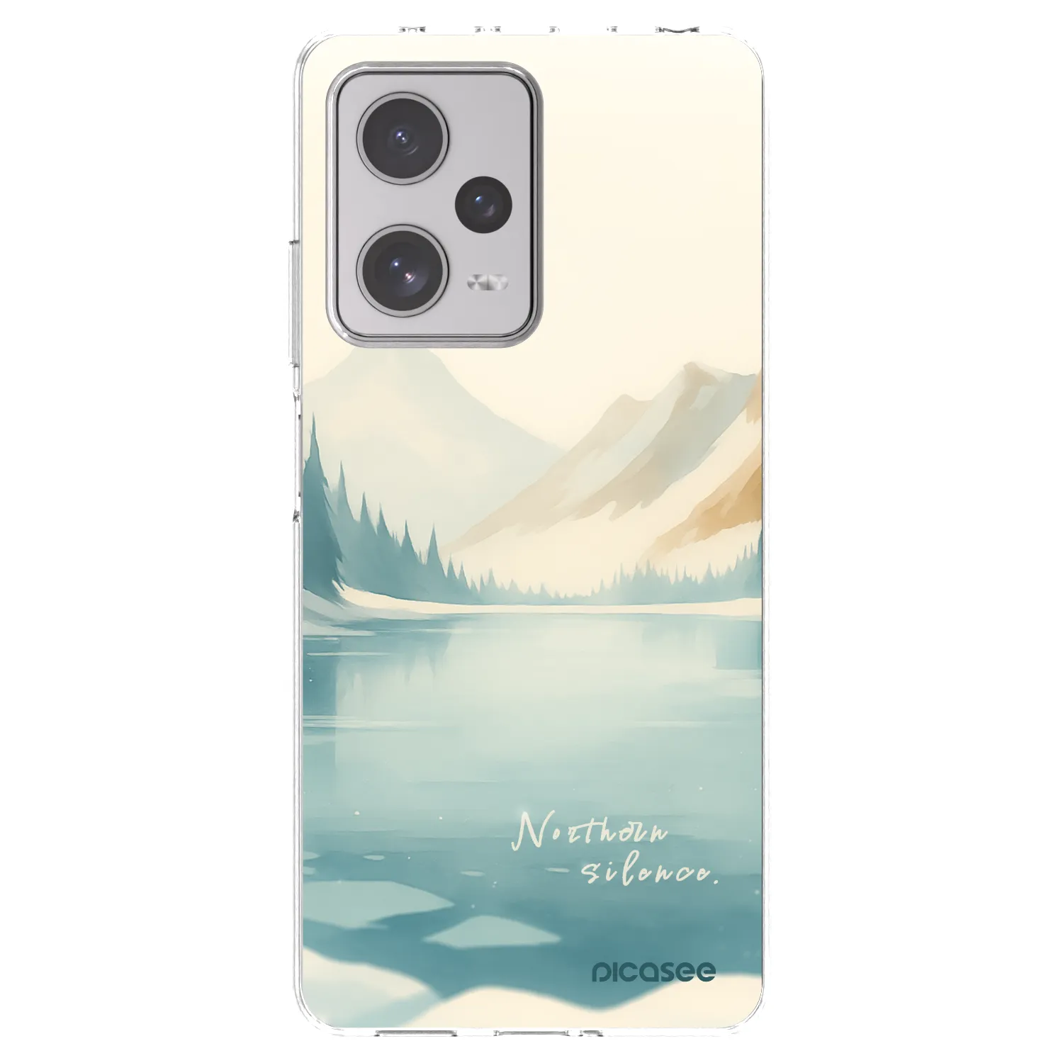 Picasee Xiaomi Redmi Note 12 Pro+ 5G Hülle - Transparentes Silikon - NOTHERN SILENCE