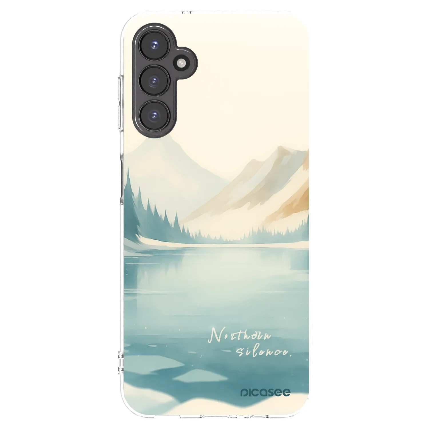 Picasee Samsung Galaxy A14 4G A145R Hülle - Transparentes Silikon - NOTHERN SILENCE