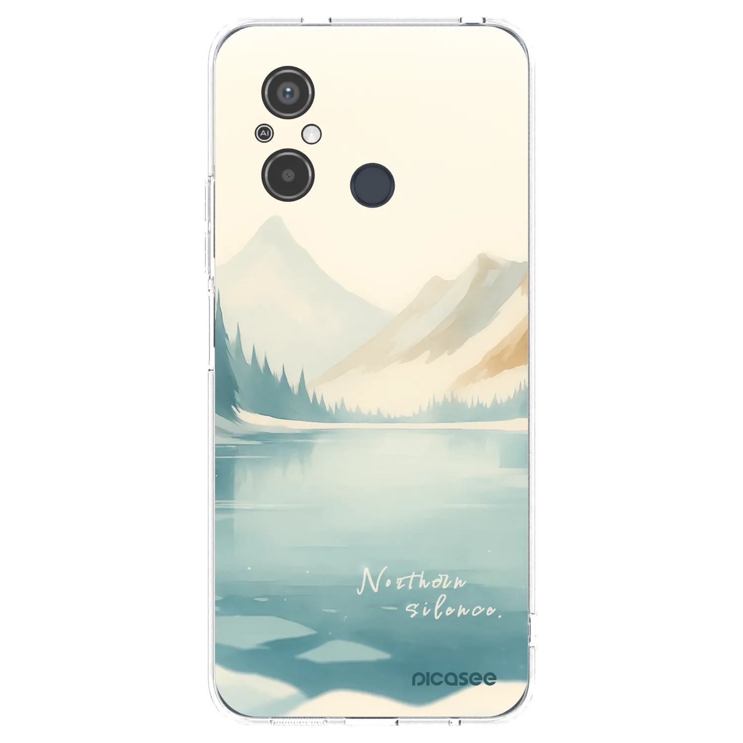 Picasee Xiaomi Redmi 12C Hülle - Transparentes Silikon - NOTHERN SILENCE