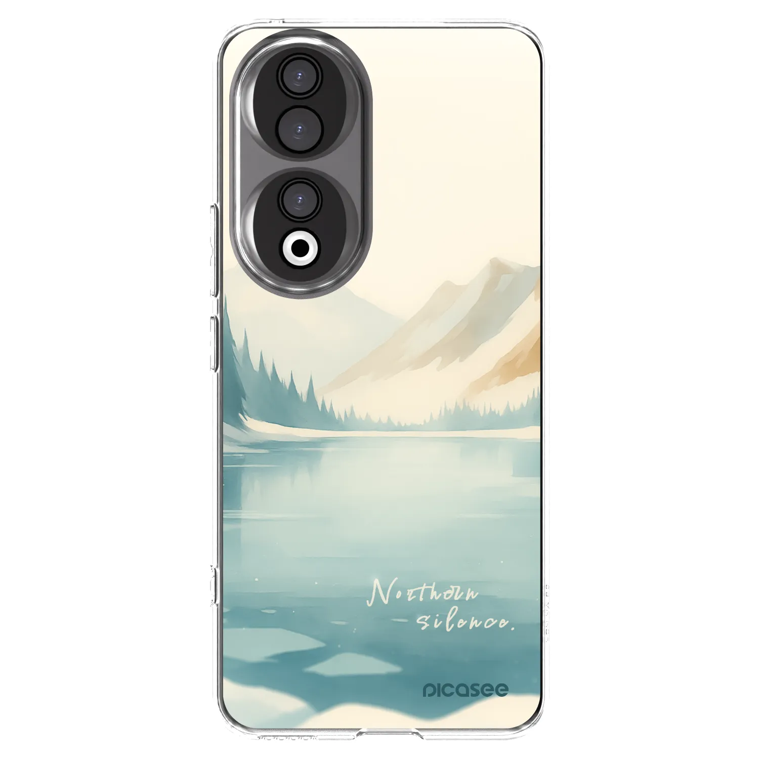 Picasee Honor 90 5G Hülle - Transparentes Silikon - NOTHERN SILENCE