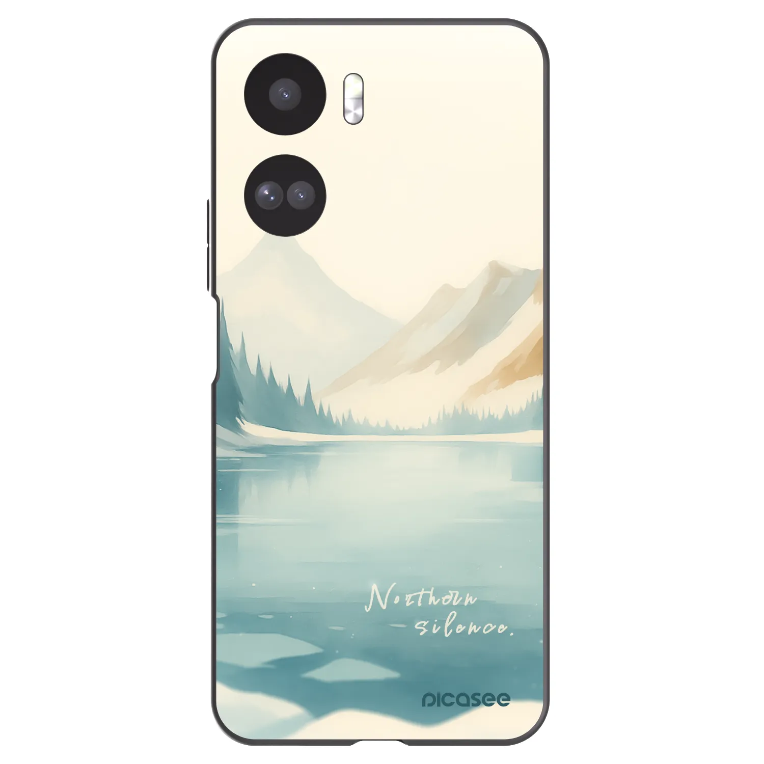 Picasee Honor 90 Lite 5G Hülle - Schwarzes Silikon - NOTHERN SILENCE