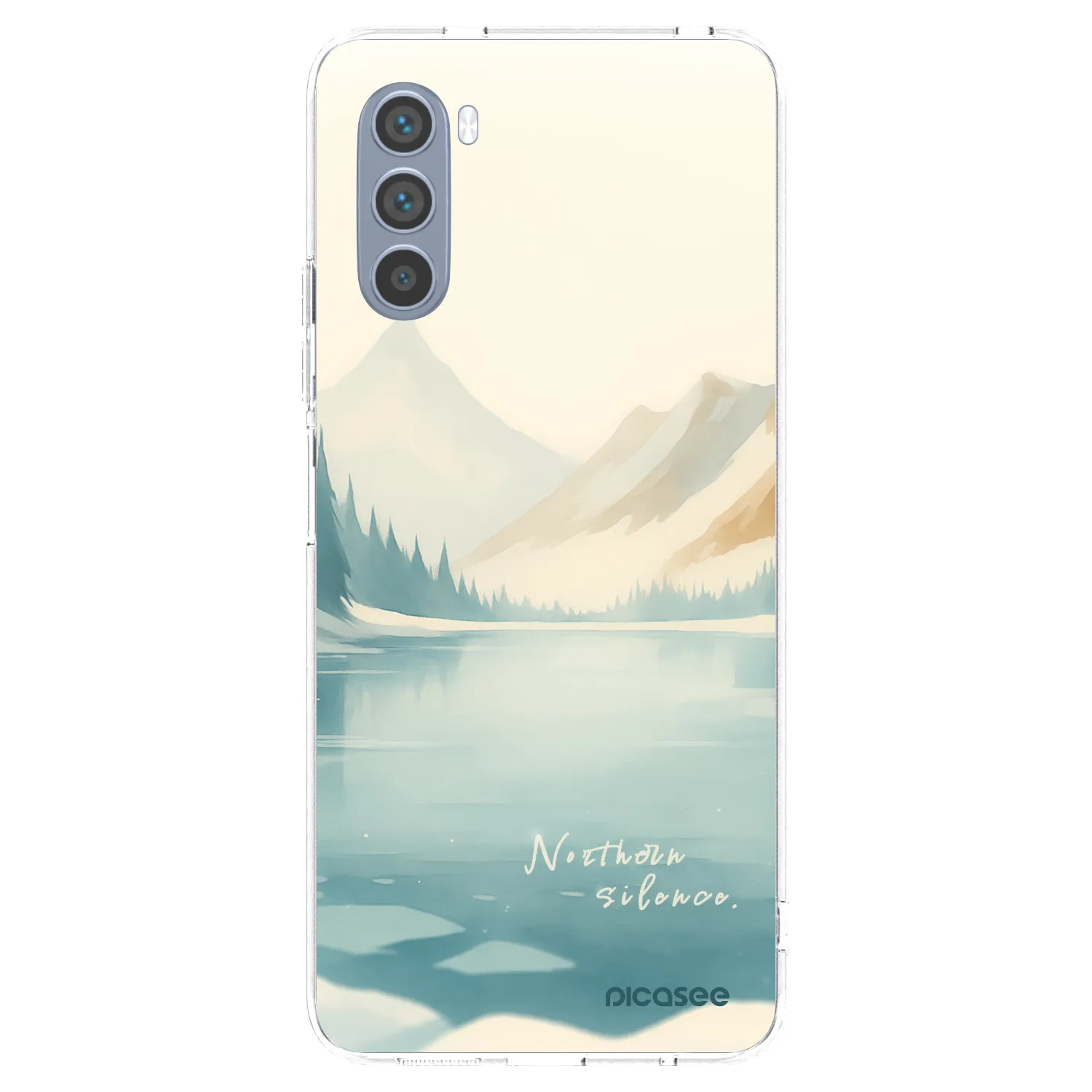 Picasee Motorola Moto G62 Hülle - Transparentes Silikon - NOTHERN SILENCE