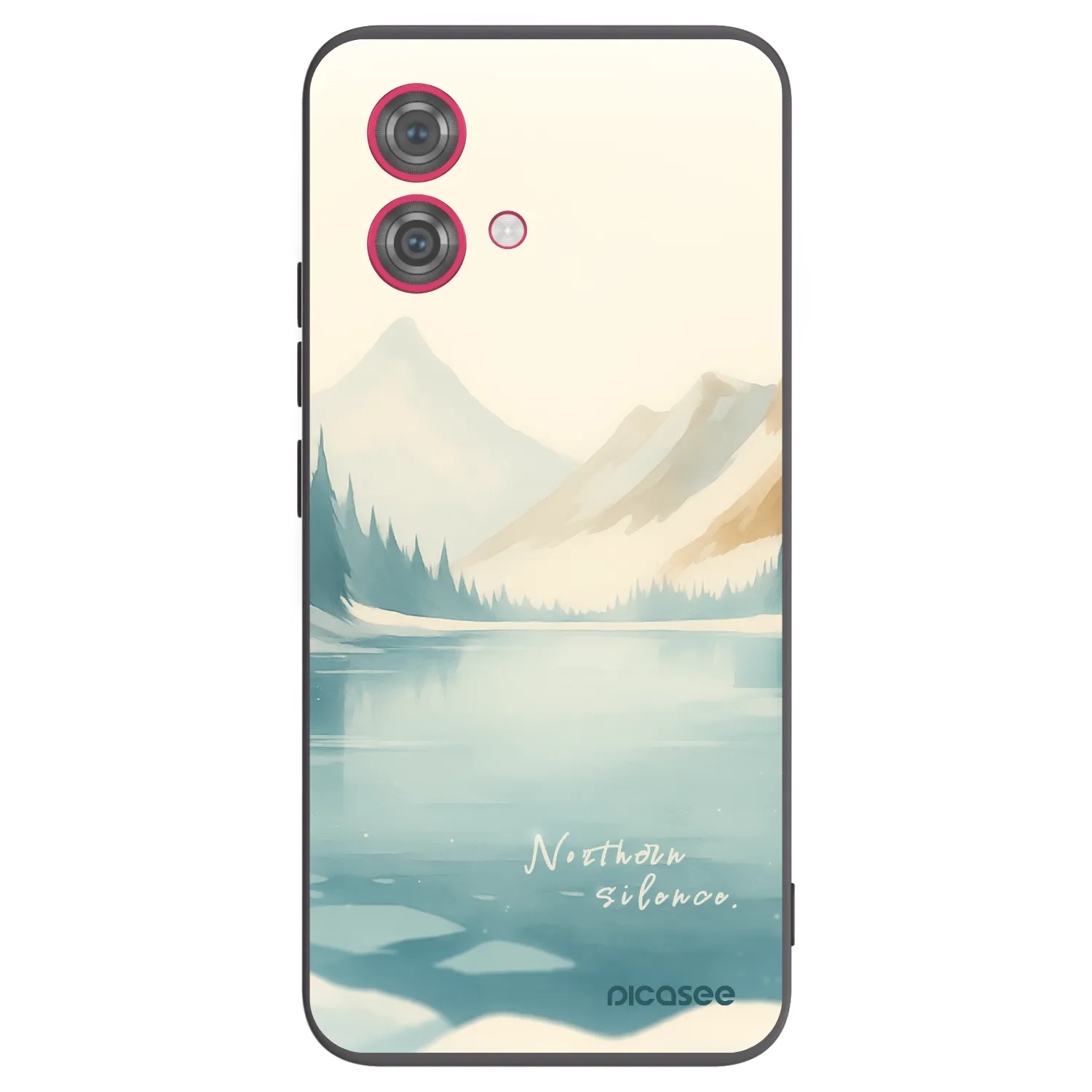 Picasee Motorola Moto G84 5G Hülle - Schwarzes Silikon - NOTHERN SILENCE