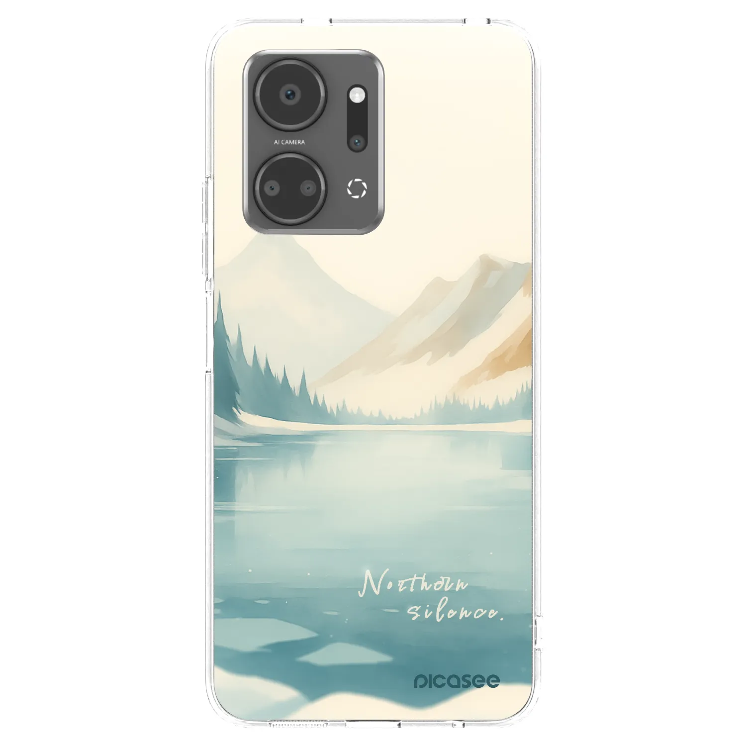 Picasee Honor X7a Hülle - Transparentes Silikon - NOTHERN SILENCE