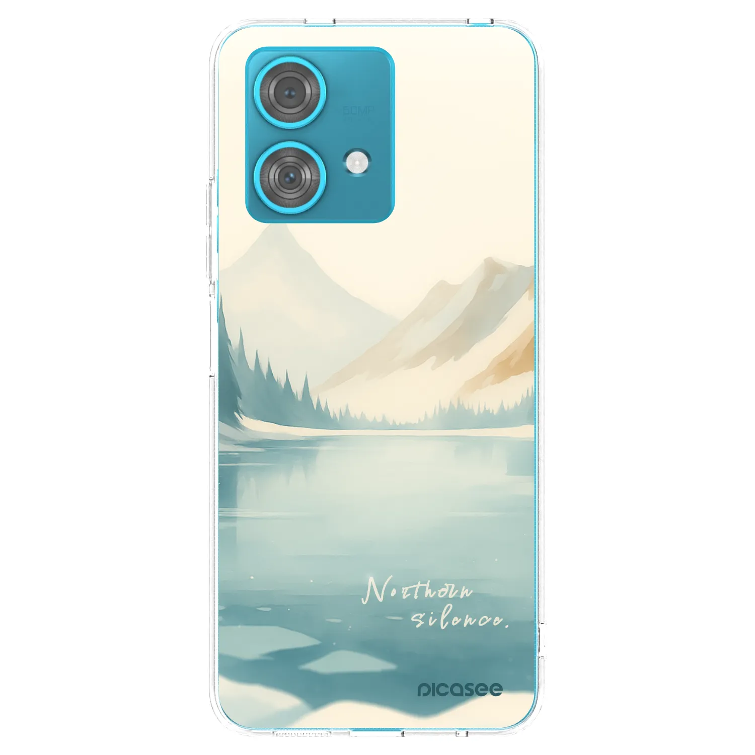 Picasee Motorola Edge 40 Neo Hülle - Transparentes Silikon - NOTHERN SILENCE