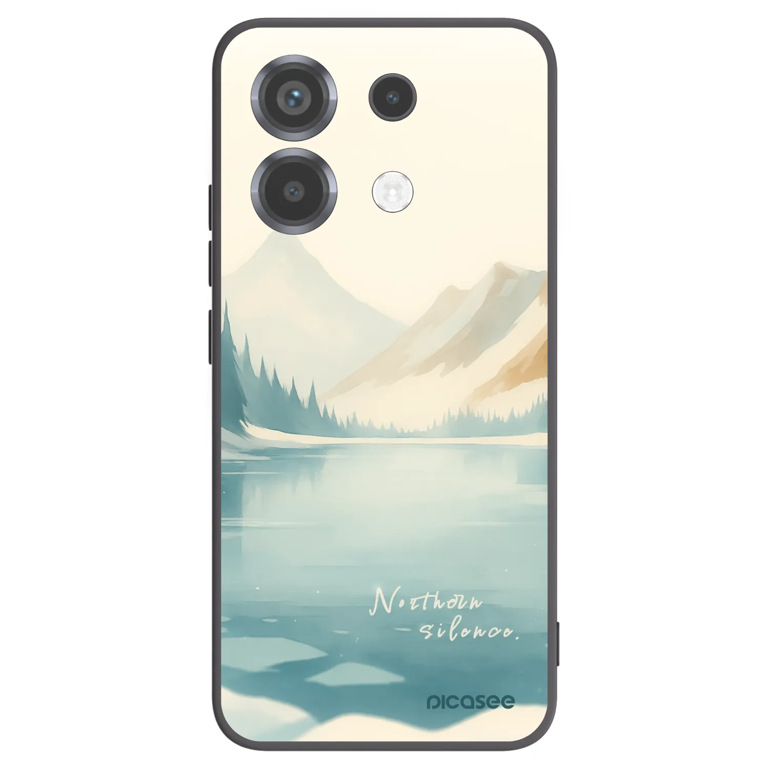 Picasee Xiaomi Poco X6 Hülle - Schwarzes Silikon - NOTHERN SILENCE