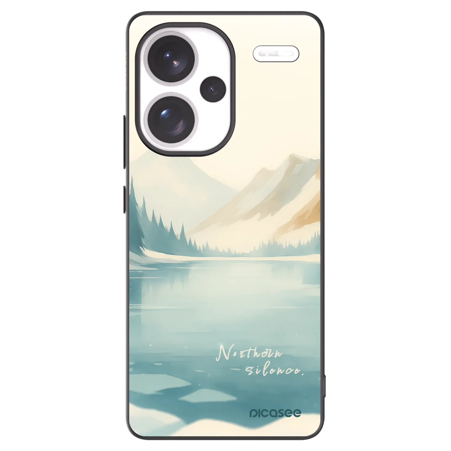 Picasee Xiaomi Redmi Note 13 Pro+ 5G Hülle - Schwarzes Silikon - NOTHERN SILENCE