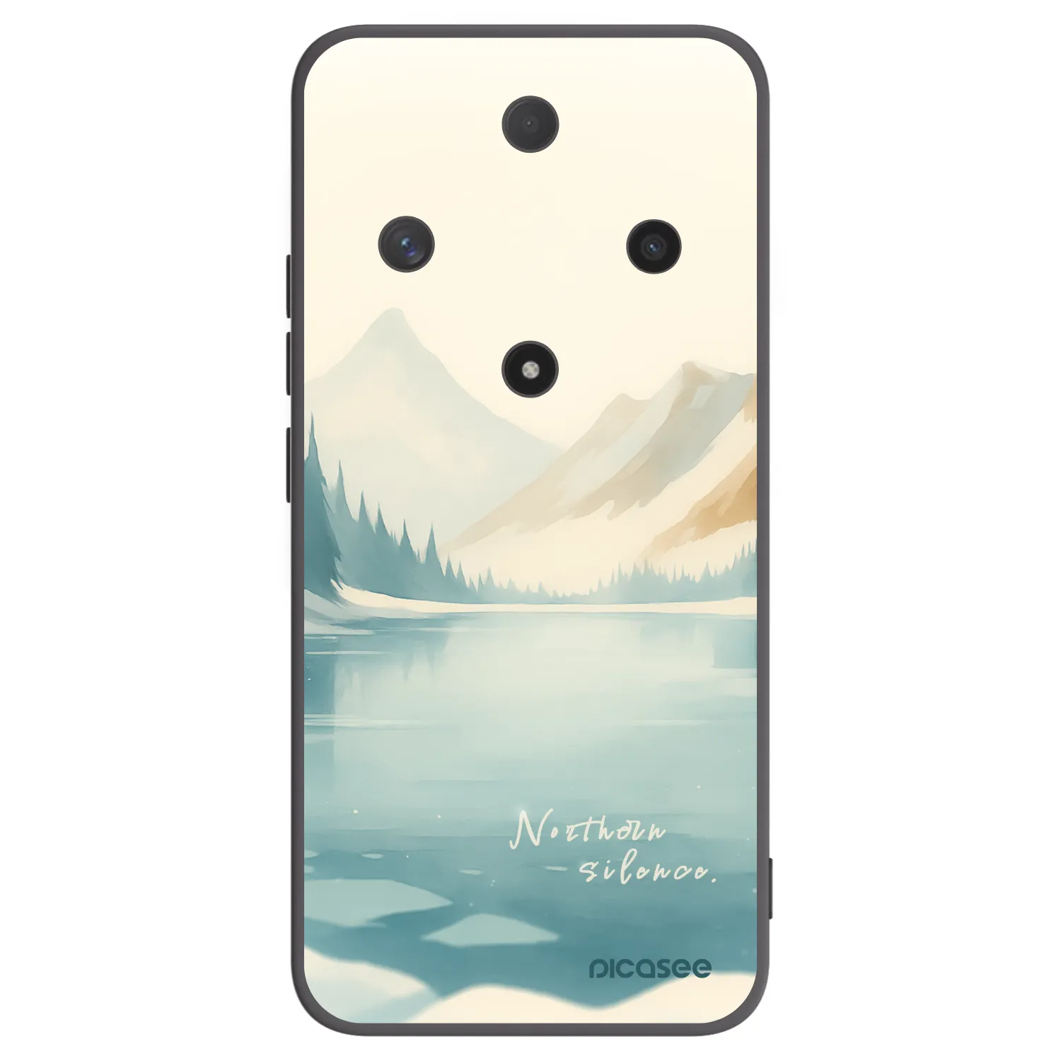 Picasee Honor Magic6 Lite 5G Hülle - Schwarzes Silikon - NOTHERN SILENCE