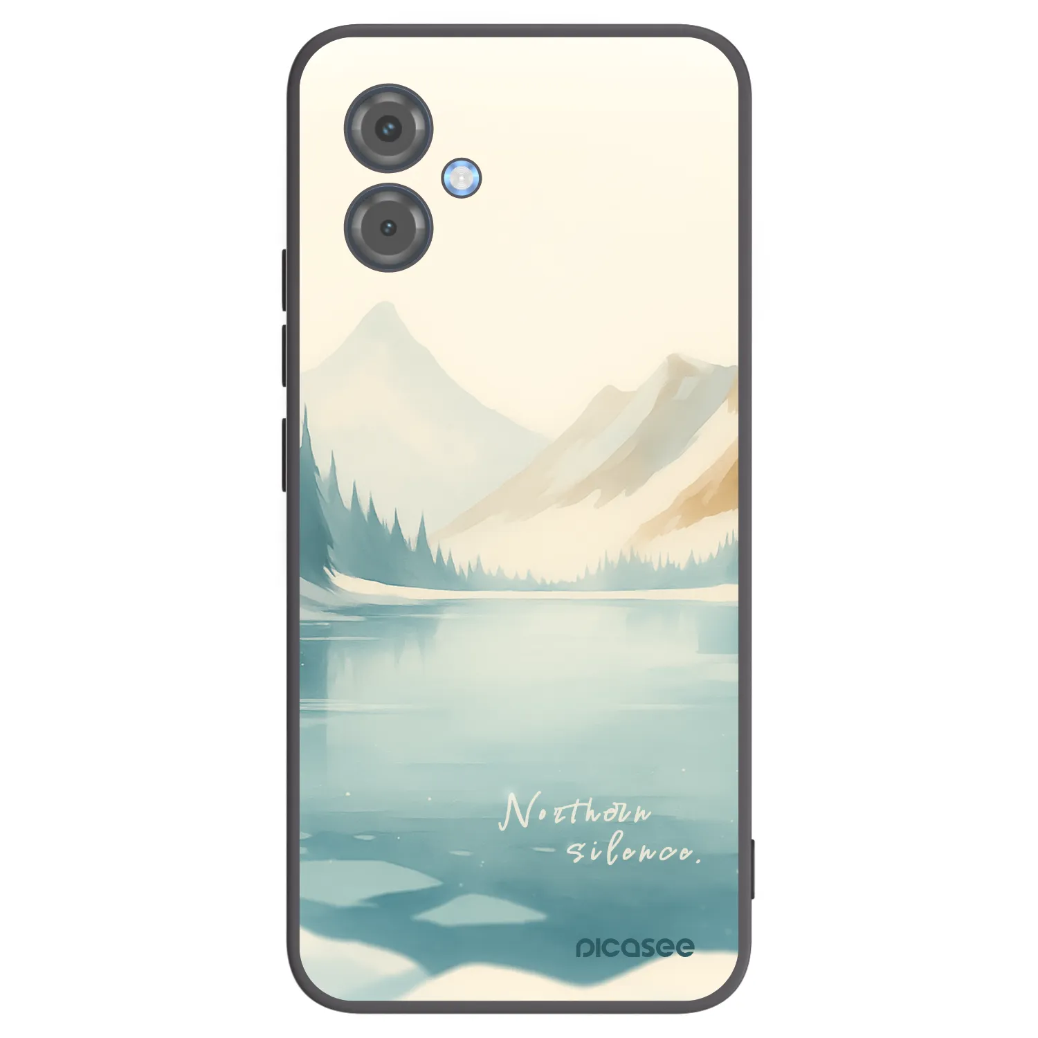 Picasee Motorola Moto G14 Hülle - Schwarzes Silikon - NOTHERN SILENCE