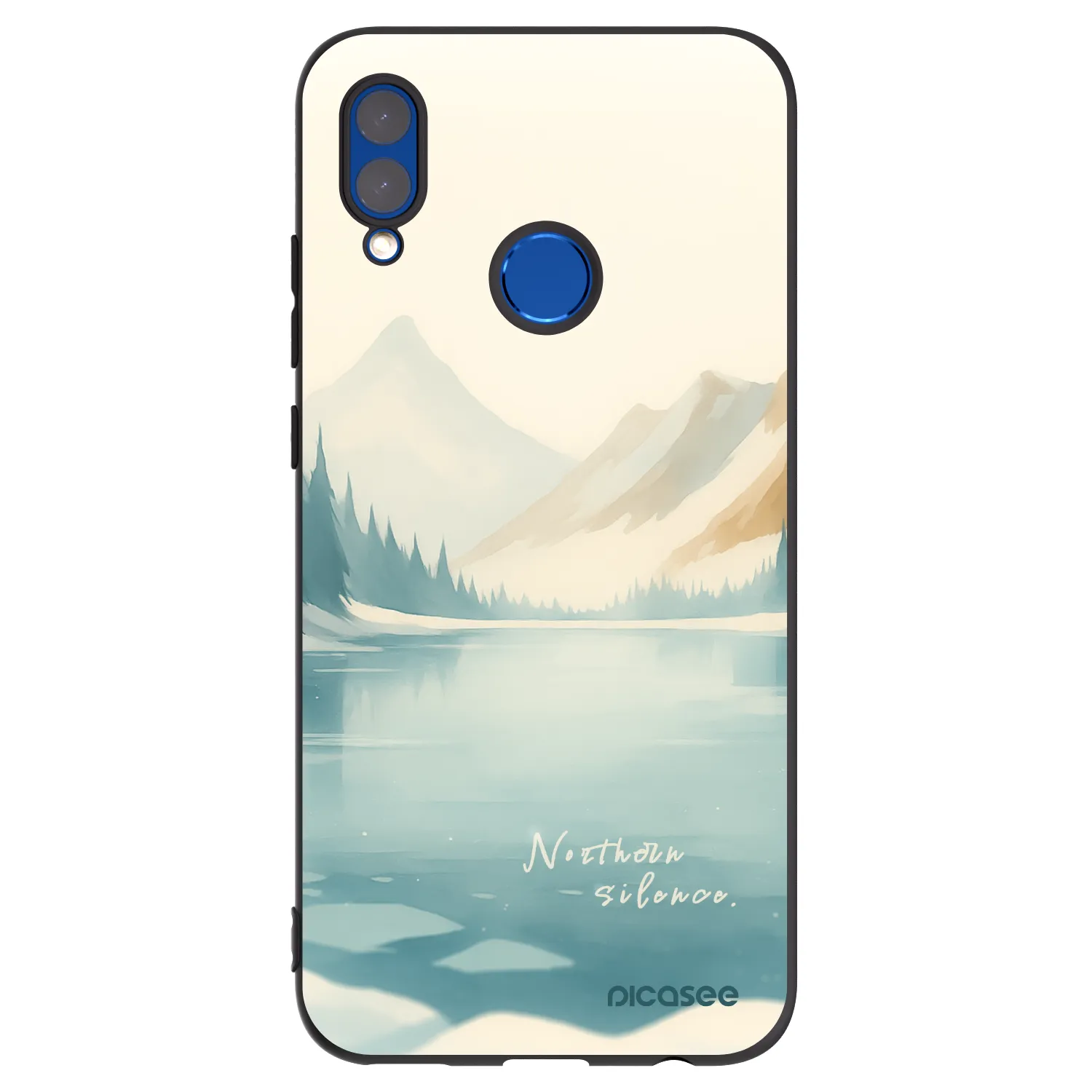 Picasee Honor 10 Lite Hülle - Schwarzes Silikon - NOTHERN SILENCE