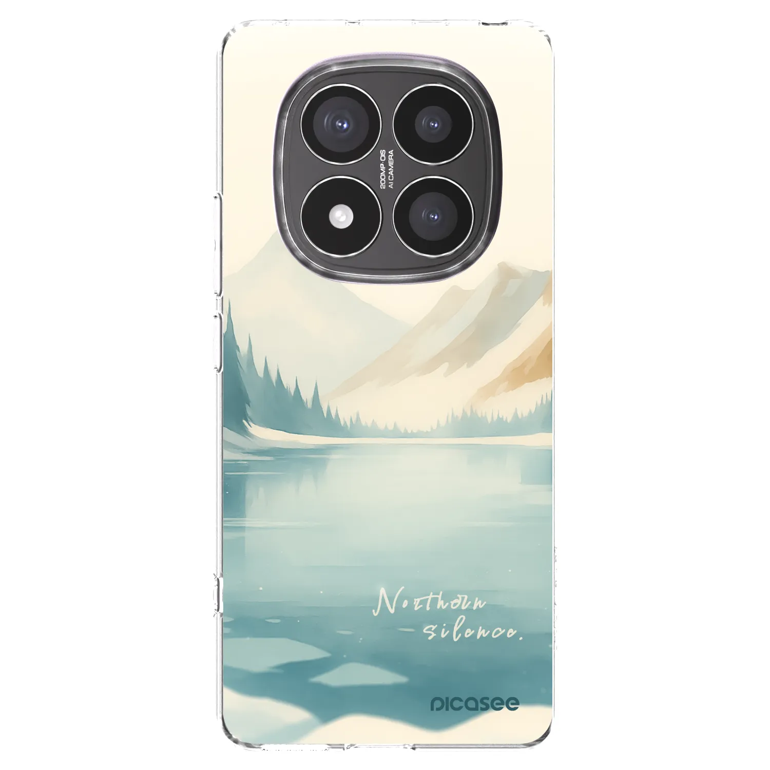 Picasee Xiaomi Redmi Note 14 Pro+ 5G Hülle - Transparentes Silikon - NOTHERN SILENCE