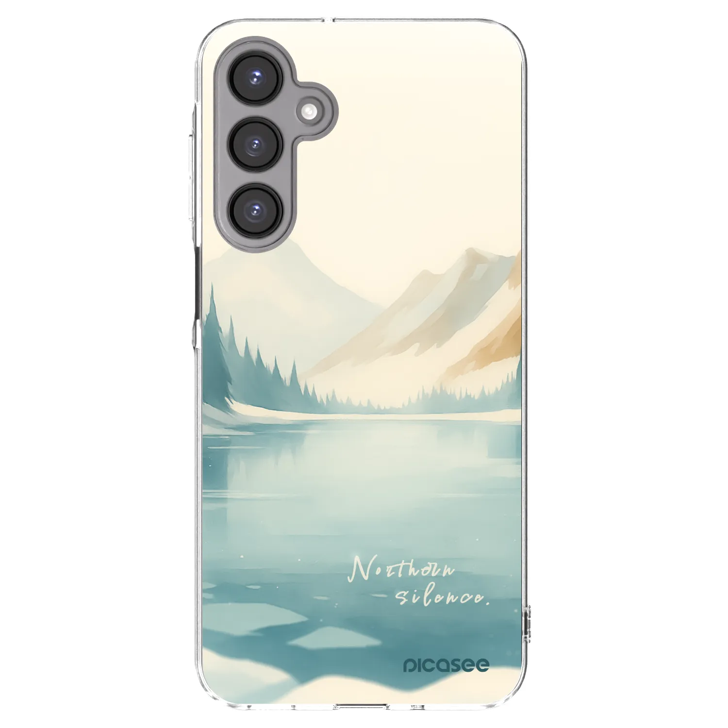 Picasee Samsung Galaxy A16 5G Hülle - Transparentes Silikon - NOTHERN SILENCE