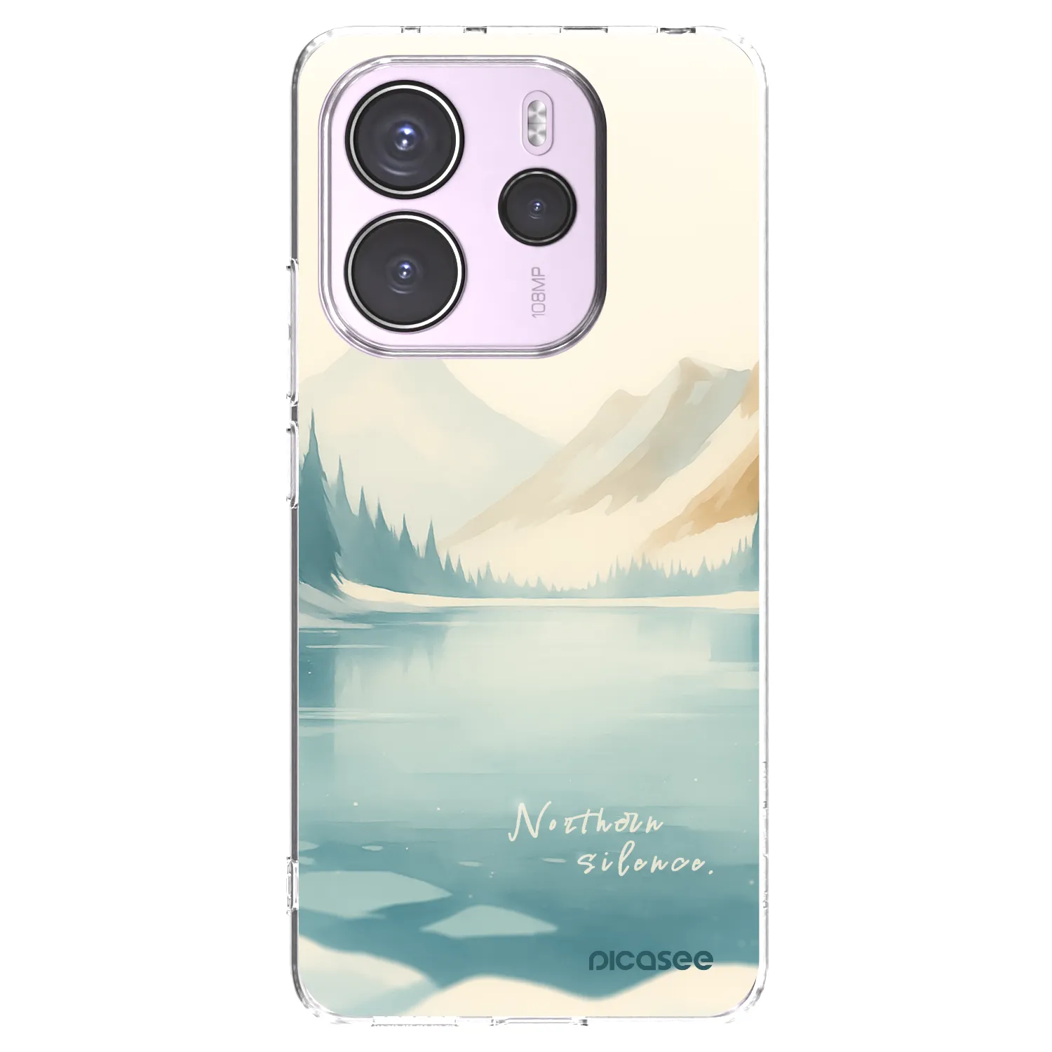 Picasee Xiaomi Redmi Note 14 4G Hülle - Transparentes Silikon - NOTHERN SILENCE