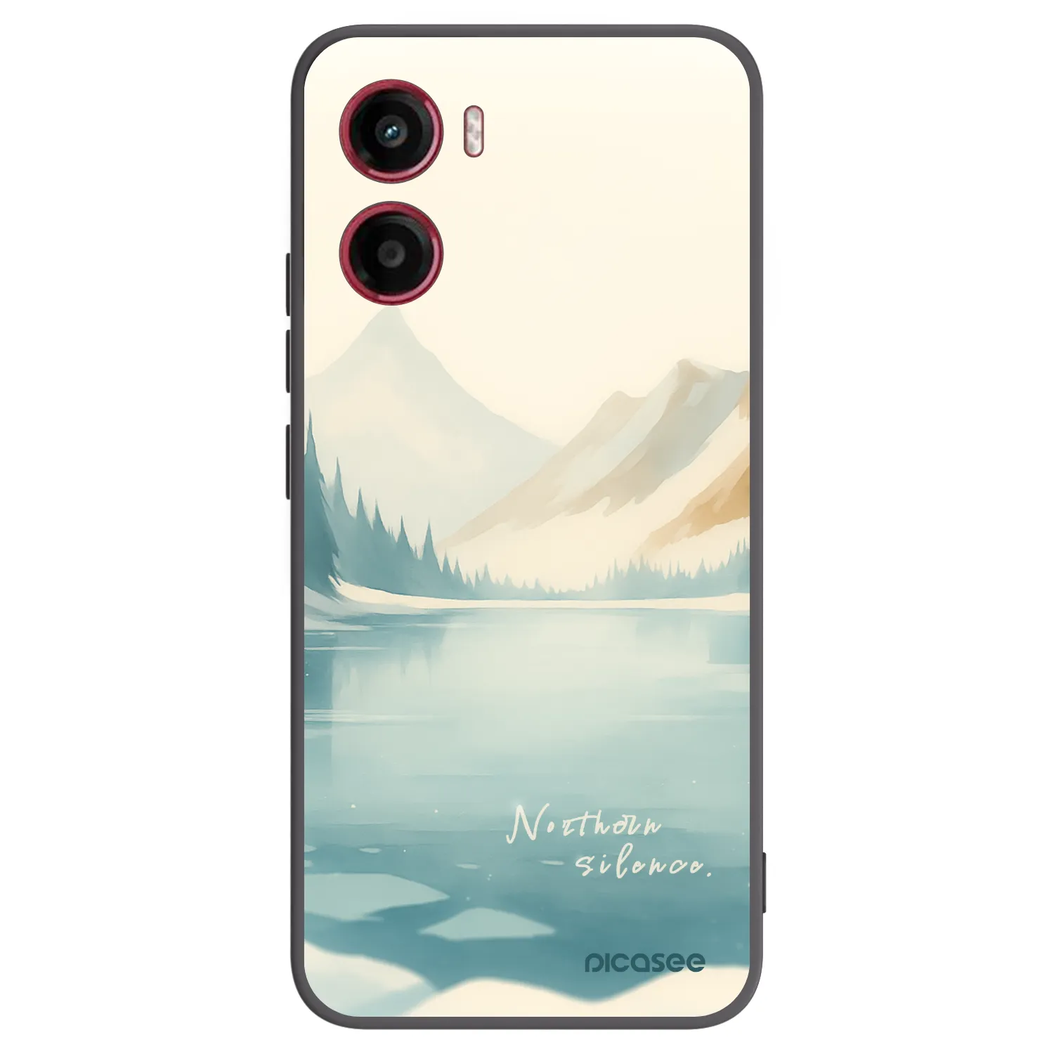 Picasee Motorola Moto G05 Hülle - Schwarzes Silikon - NOTHERN SILENCE