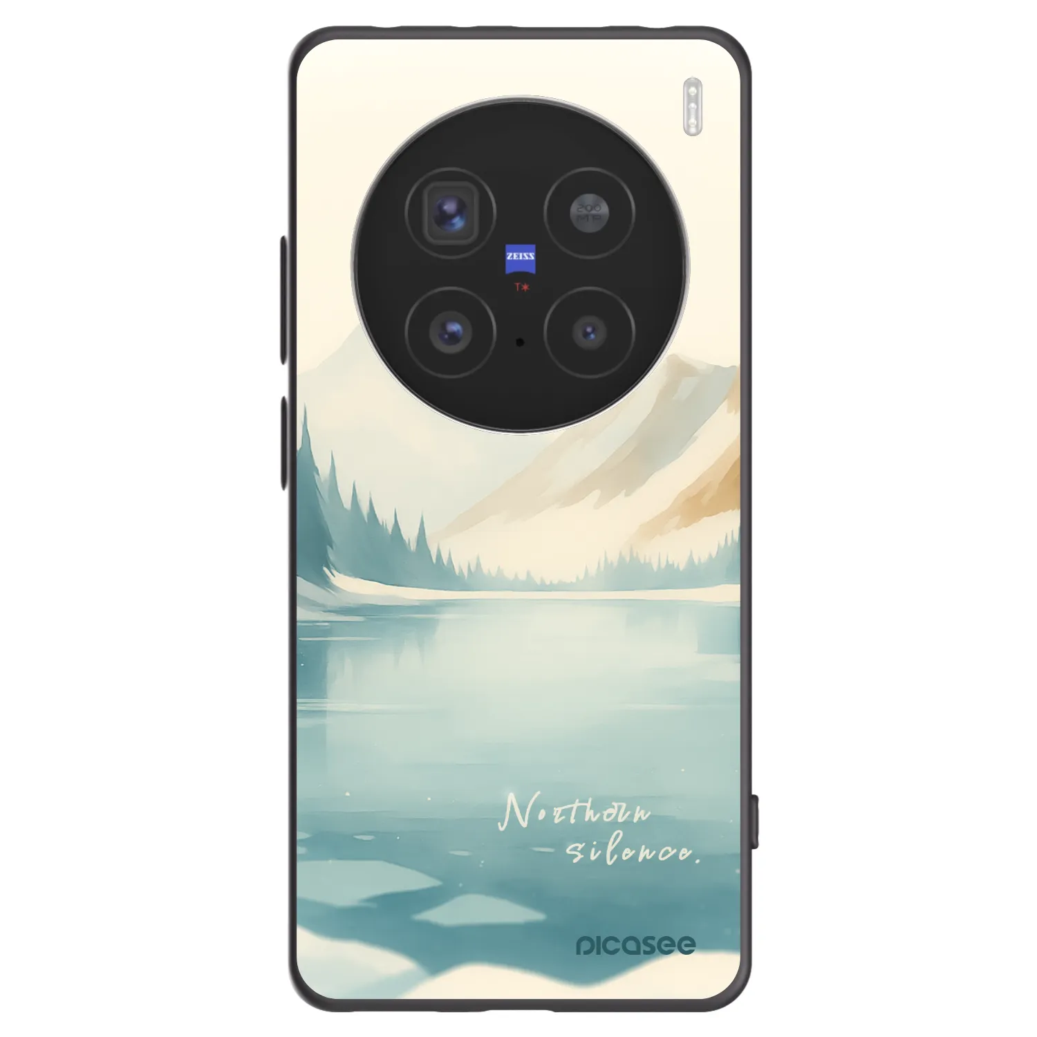 Picasee Vivo X200 Pro Hülle - Schwarzes Silikon - NOTHERN SILENCE