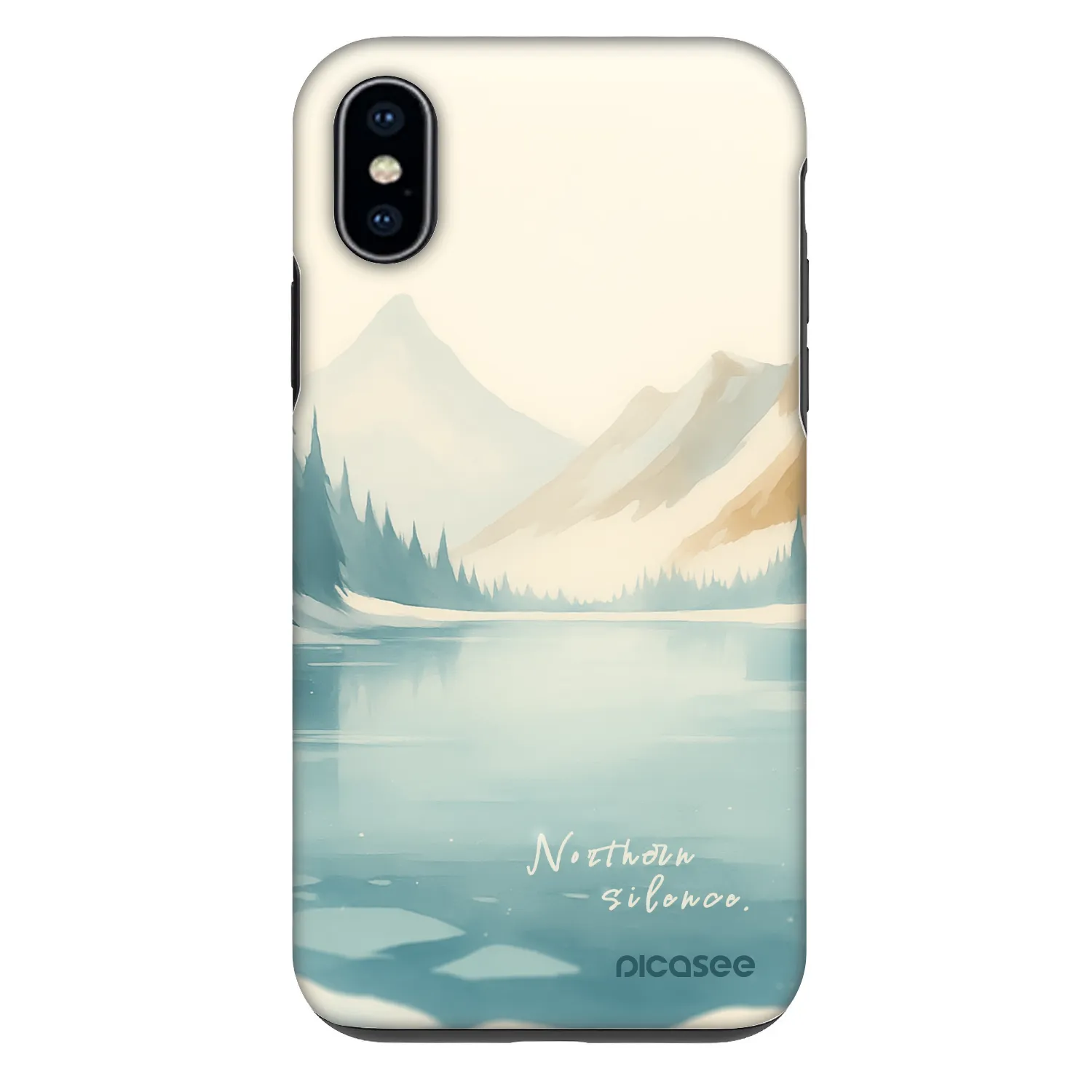 Picasee Fashion Case für Apple iPhone X/XS - NOTHERN SILENCE
