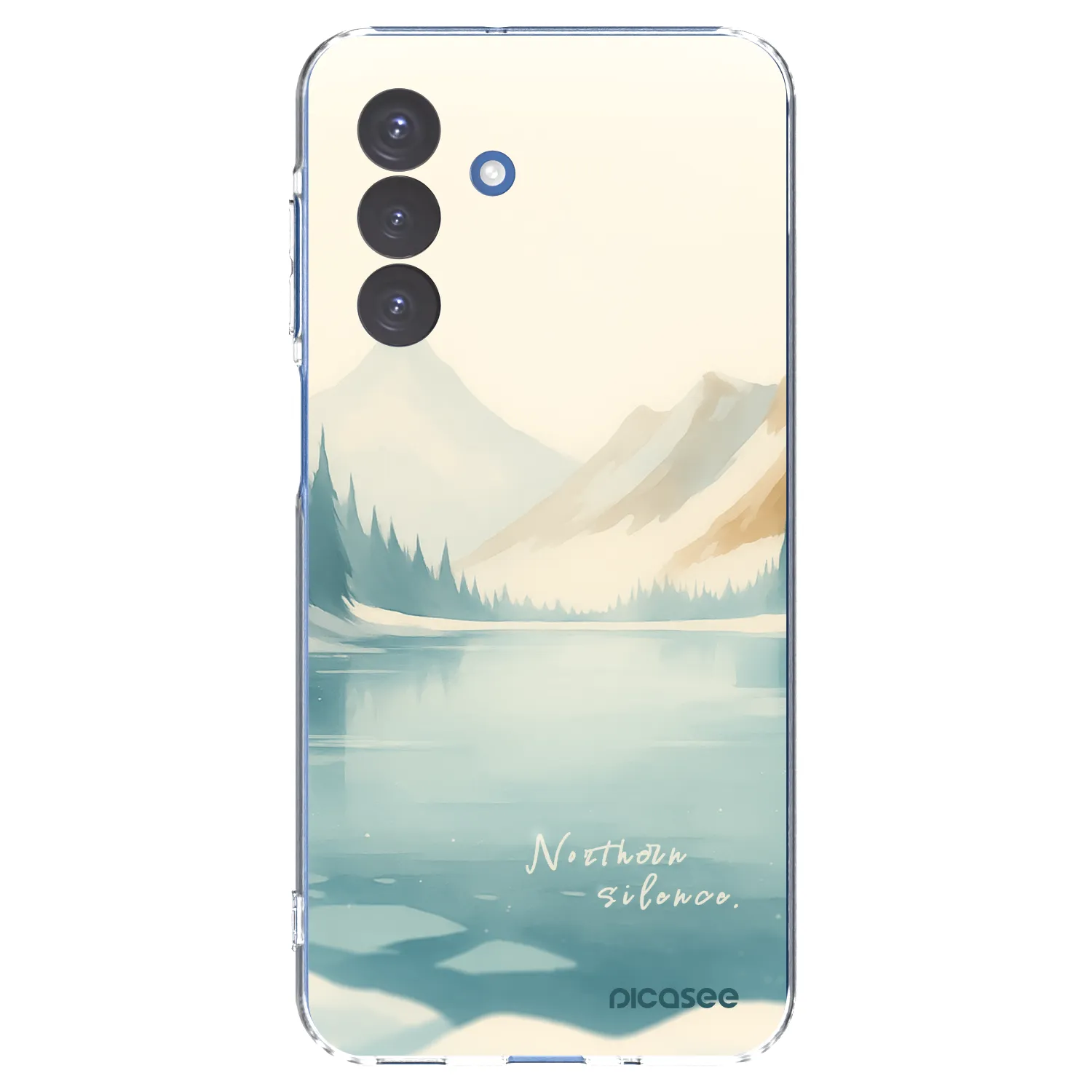 Picasee Samsung Galaxy A17 5G Hülle - Transparentes Silikon - NOTHERN SILENCE