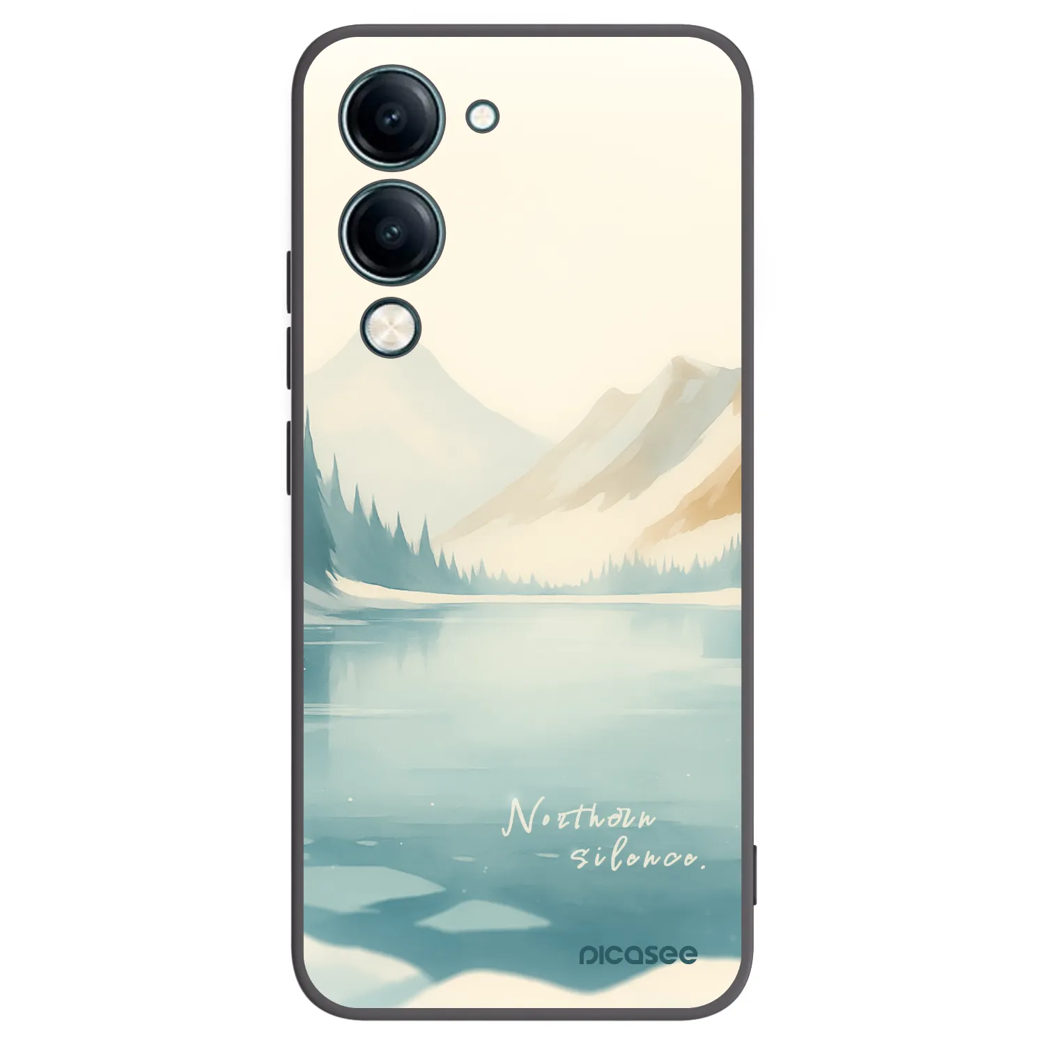 Picasee Vivo Y29s 5G Hülle - Schwarzes Silikon - NOTHERN SILENCE