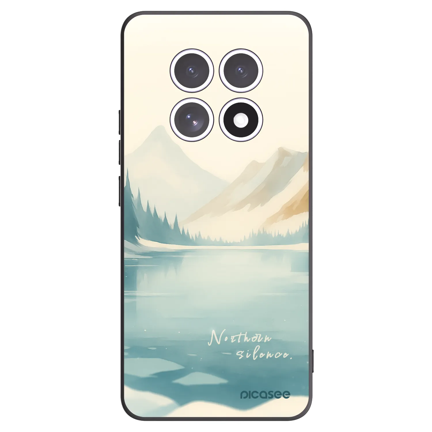 Picasee Xiaomi Redmi Note 15 Hülle - Schwarzes Silikon - NOTHERN SILENCE