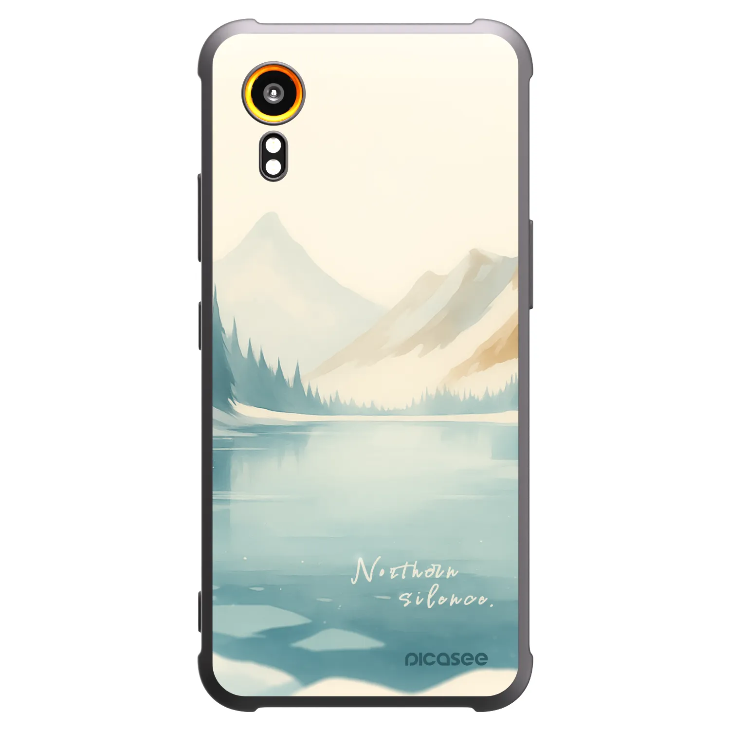 Picasee Samsung Galaxy Xcover 7 Hülle - Schwarzes Silikon - NOTHERN SILENCE