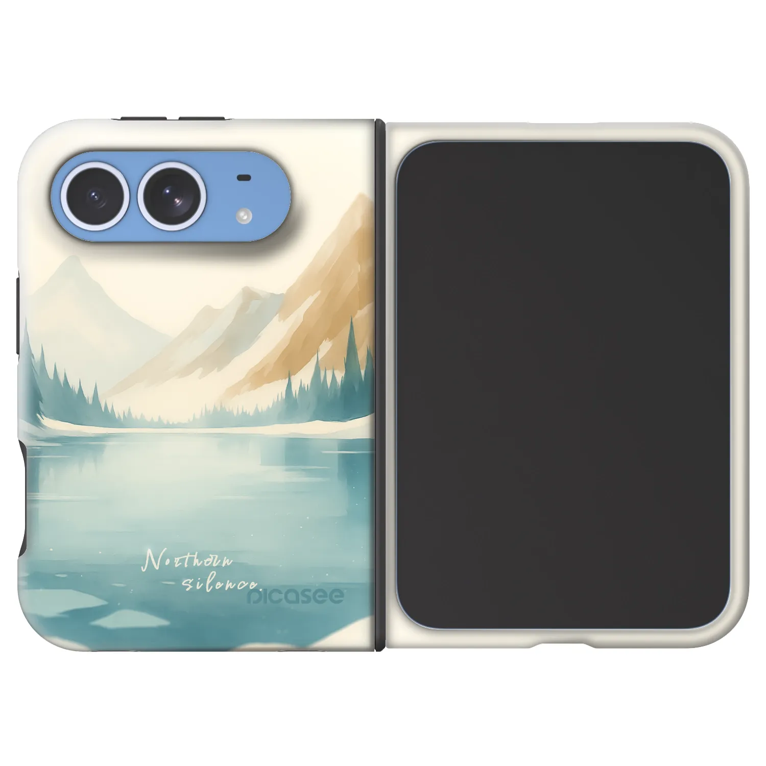 Picasee Fashion Case MagSafe für Apple iPhone Duo - NOTHERN SILENCE
