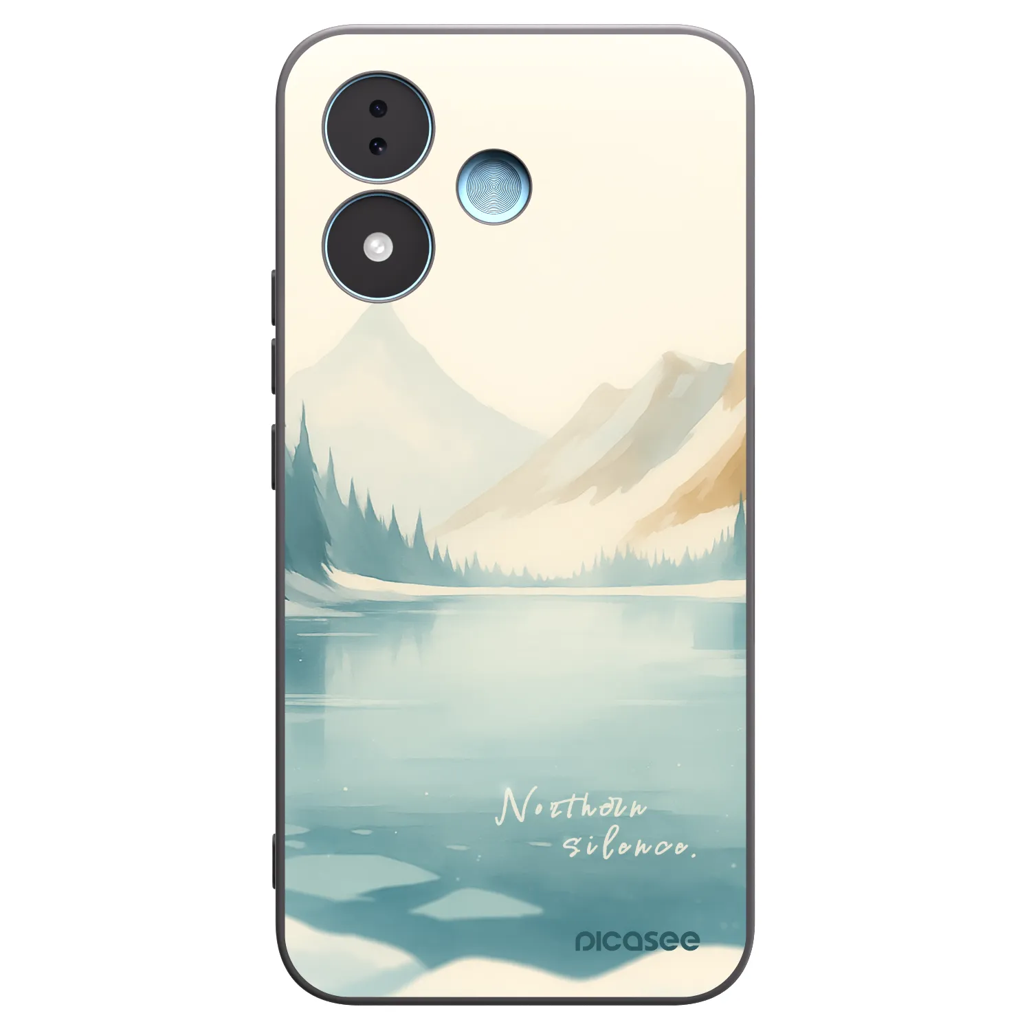 Picasee Xiaomi Redmi Note 17 5G Hülle - Schwarzes Silikon - NOTHERN SILENCE